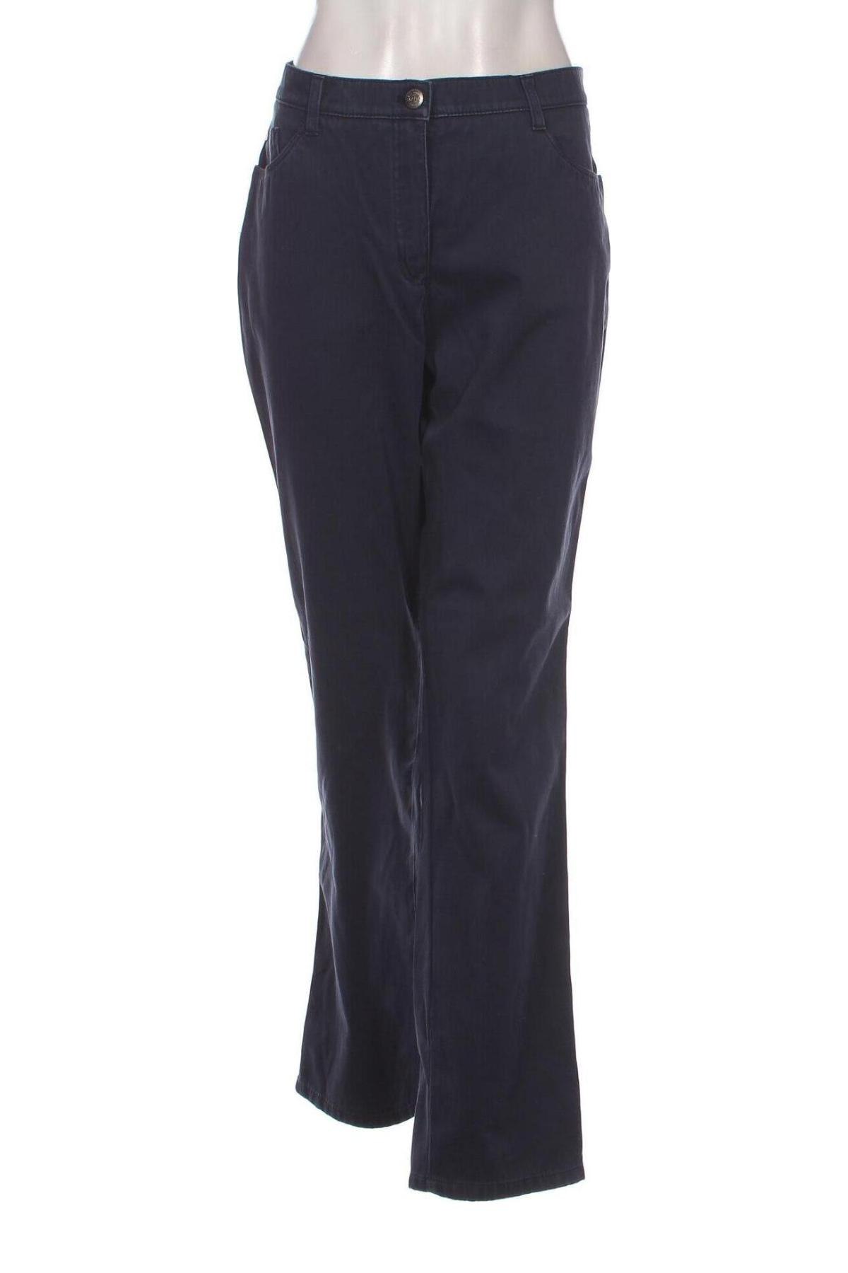 Дамски панталон Brax, Размер XL, Цвят Син, Цена 47,60 лв.