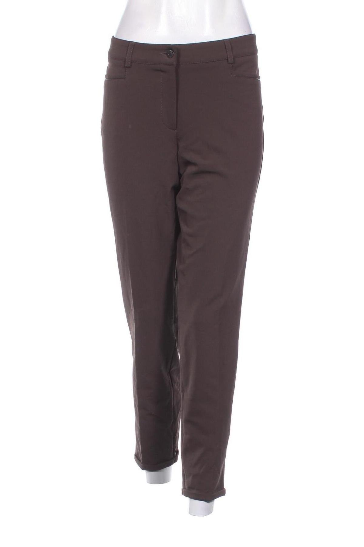 Γυναικείο παντελόνι Cambio, Μέγεθος L, Χρώμα Καφέ, Τιμή 6,73 €