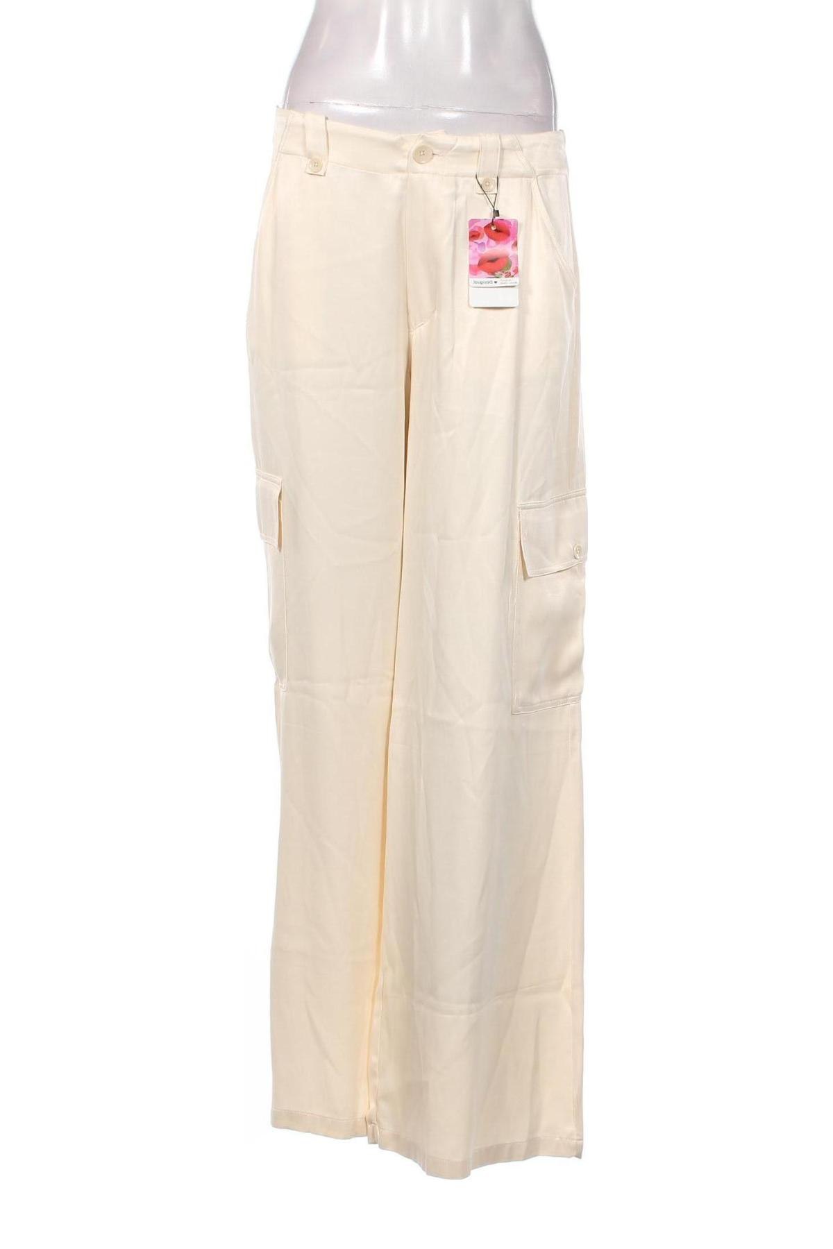 Pantaloni de femei Desigual, Mărime M, Culoare Ecru, Preț 513,16 Lei