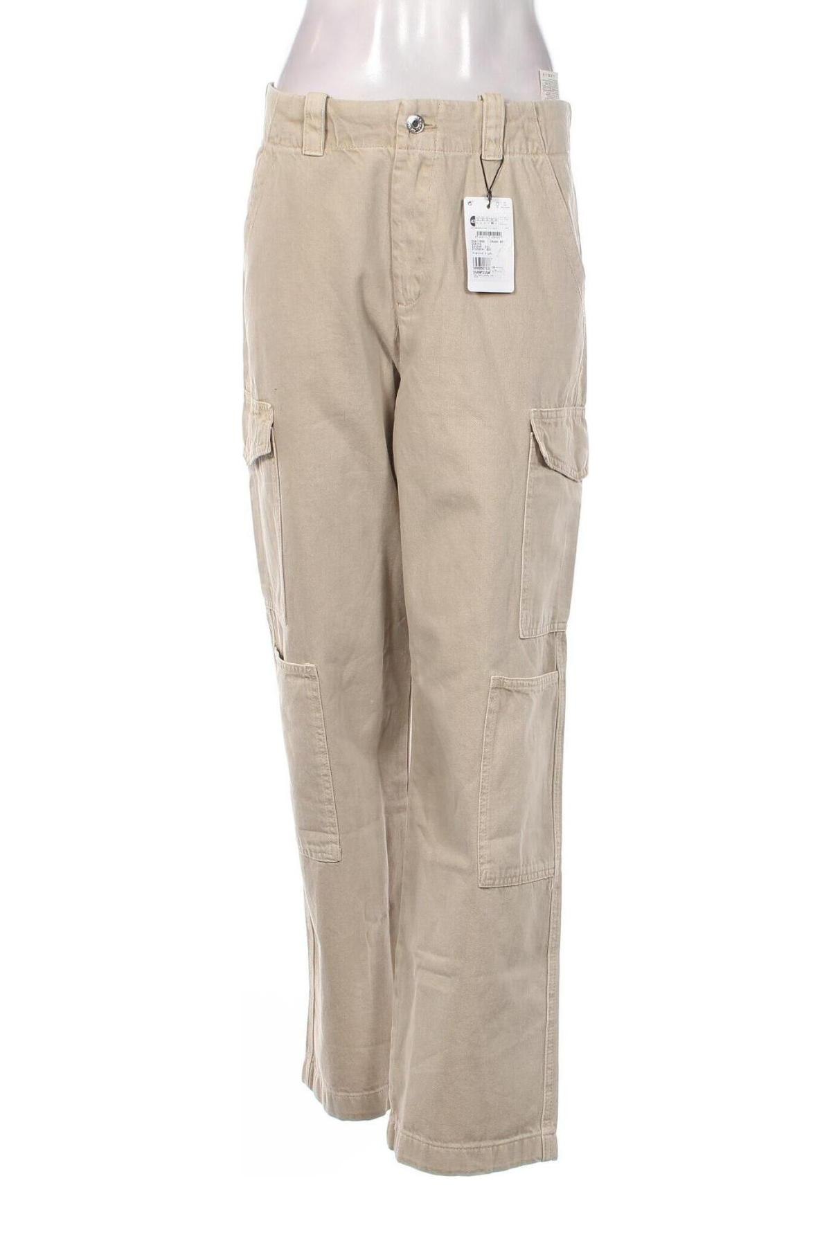 Γυναικείο παντελόνι Desigual, Μέγεθος L, Χρώμα  Μπέζ, Τιμή 26,54 €