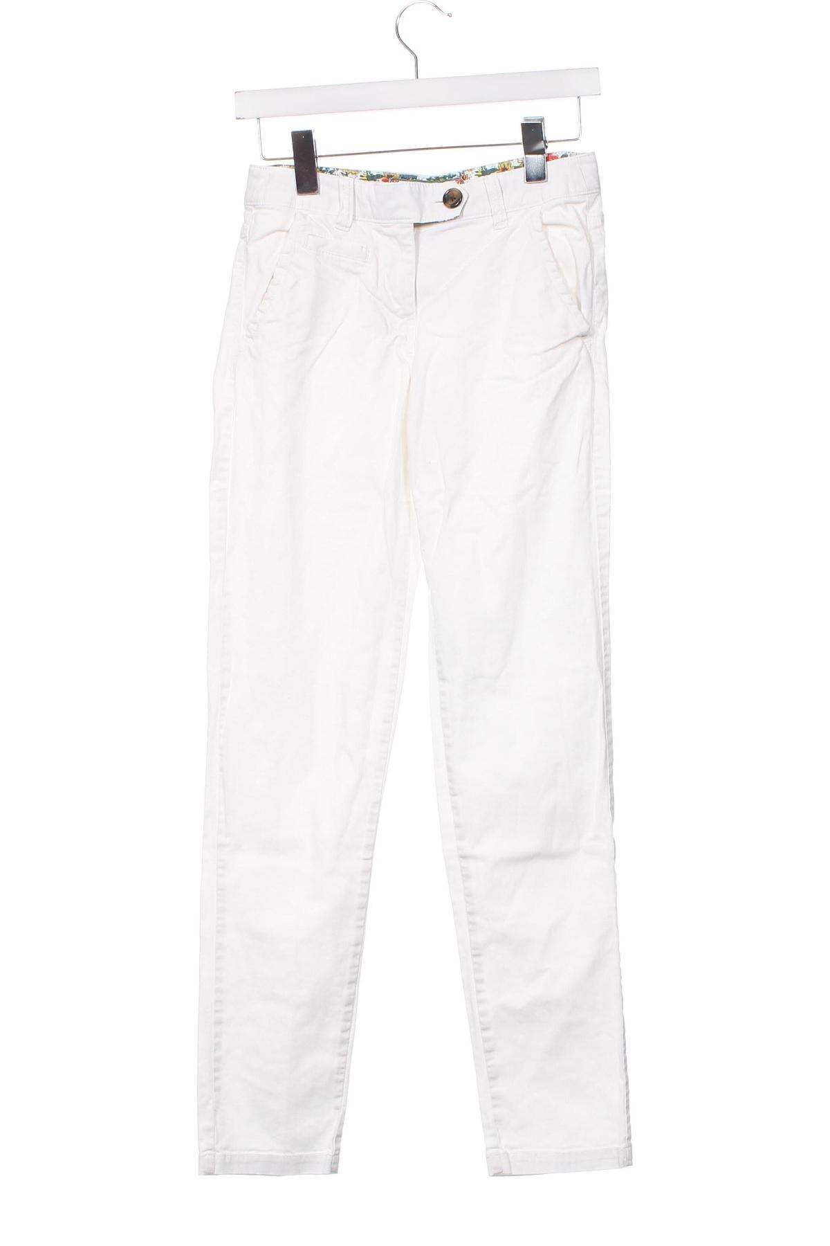 Pantaloni de femei F&F, Mărime XS, Culoare Alb, Preț 44,89 Lei