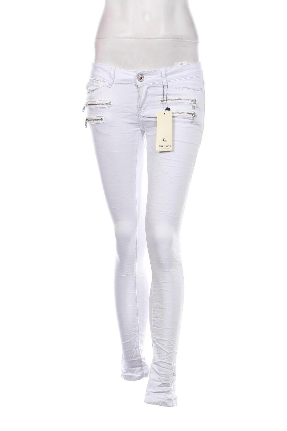 Damenhose Girl Vivi, Größe S, Farbe Weiß, Preis 9,48 €