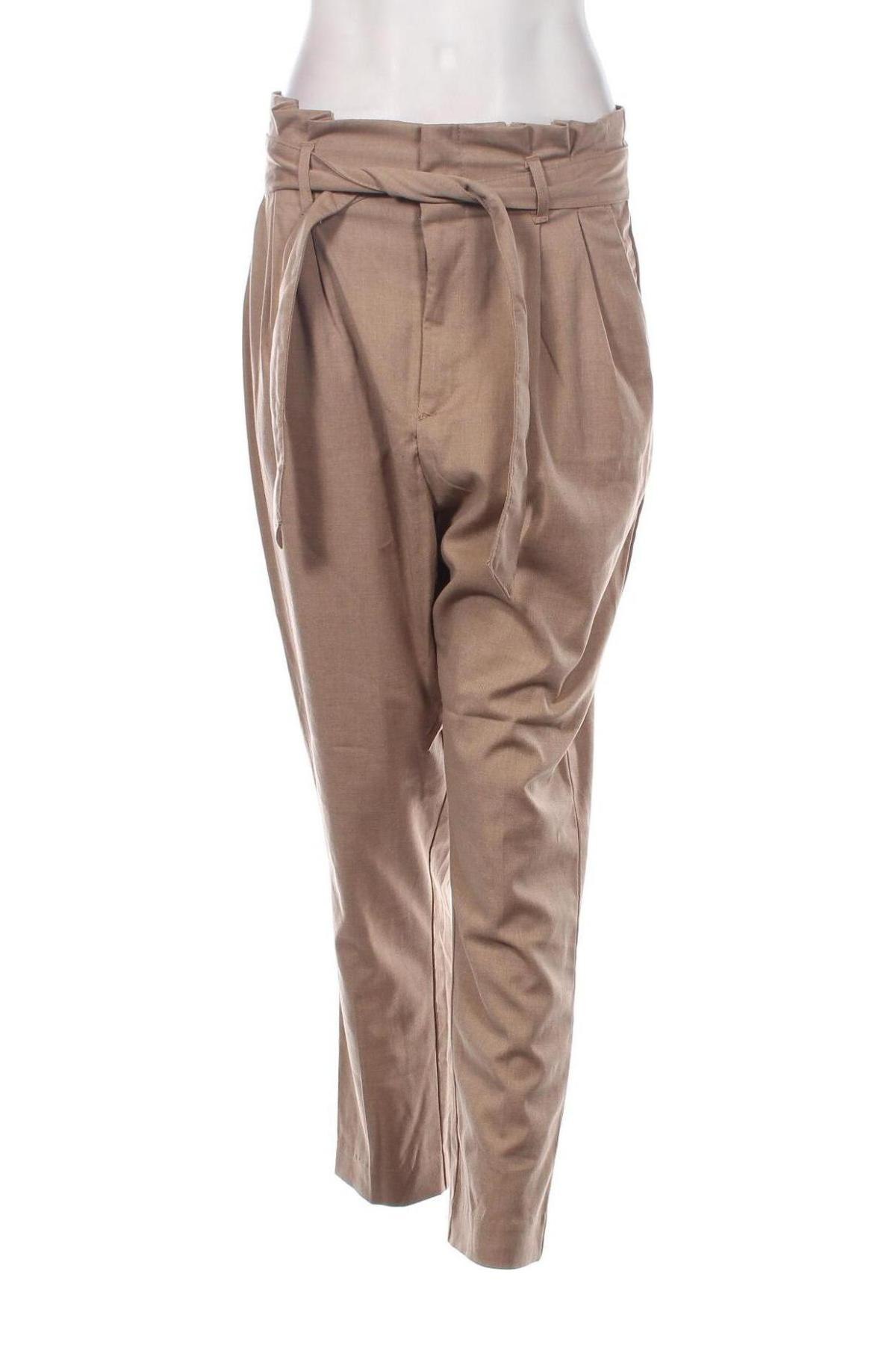 Дамски панталон H&M, Размер M, Цвят Бежов, Цена 5,51 лв.