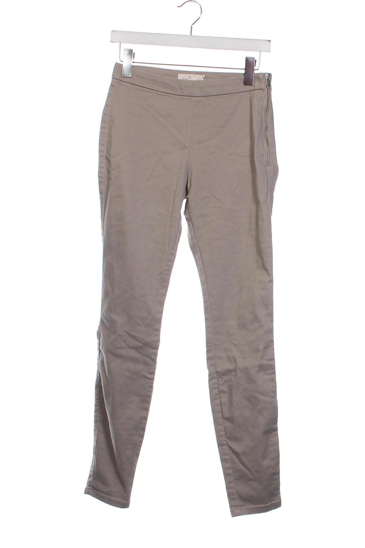 Дамски панталон H&M L.O.G.G., Размер XS, Цвят Бежов, Цена 6,67 лв.