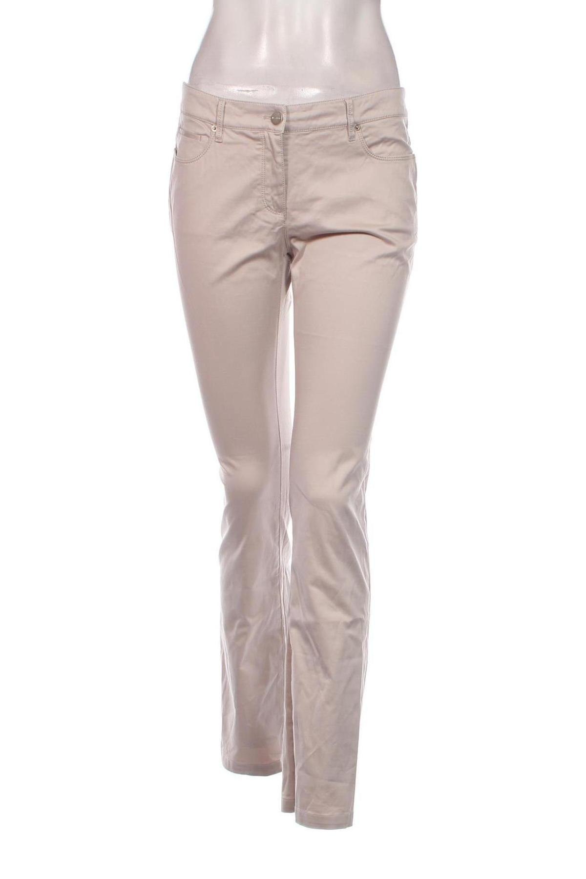 Pantaloni de femei Jil Sander, Mărime M, Culoare Bej, Preț 301,70 Lei
