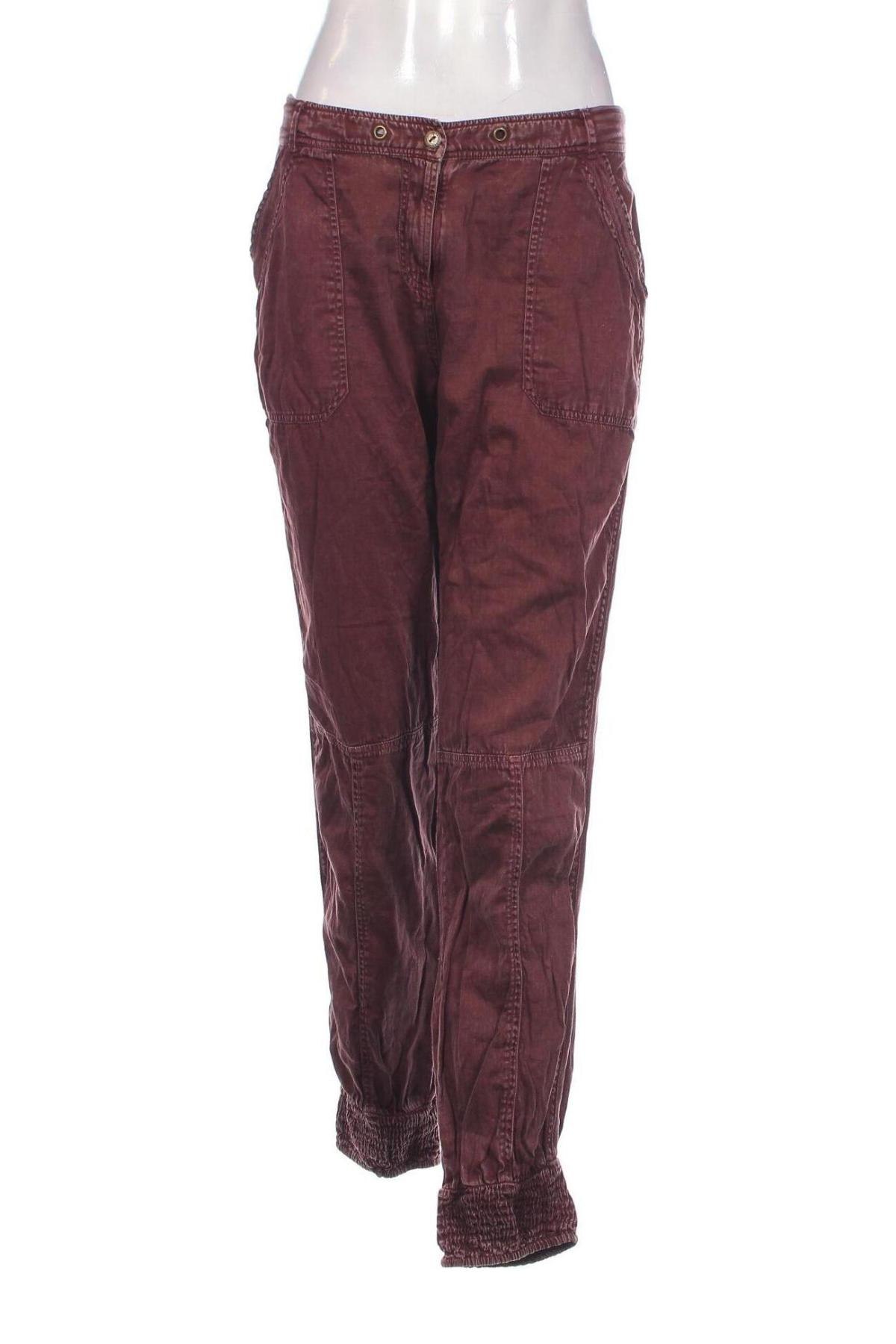 Pantaloni de femei Kaffe, Mărime M, Culoare Roșu, Preț 20,23 Lei