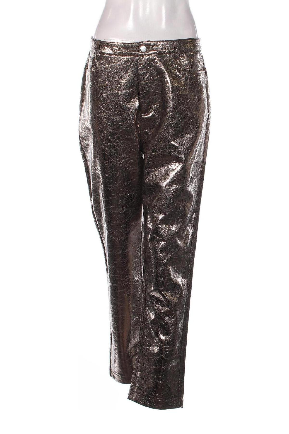 Дамски панталон Karen Millen, Размер M, Цвят Сребрист, Цена 96,25 лв.