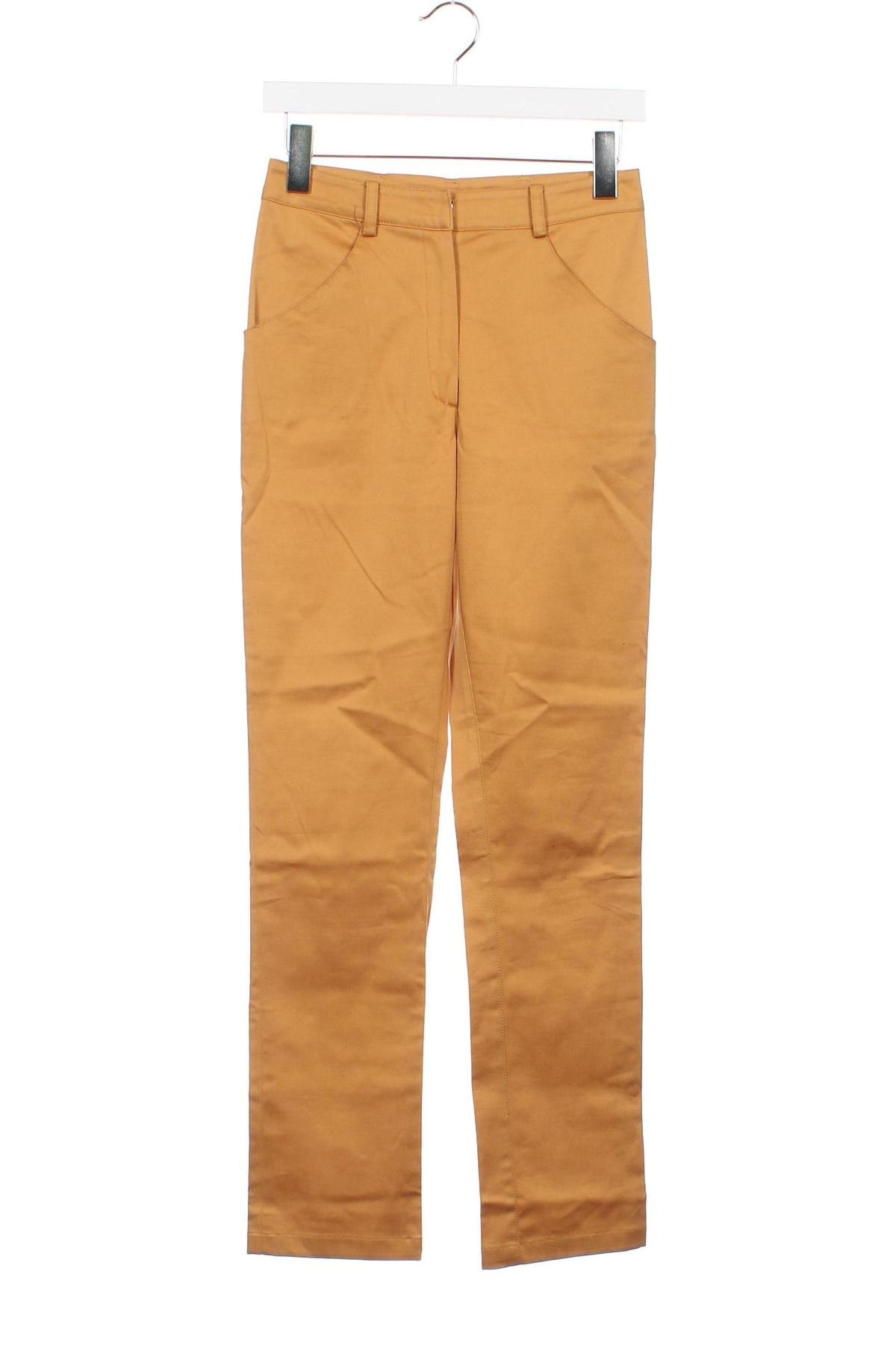 Дамски панталон Katti Zoob, Размер XS, Цвят Жълт, Цена 33,80 лв.