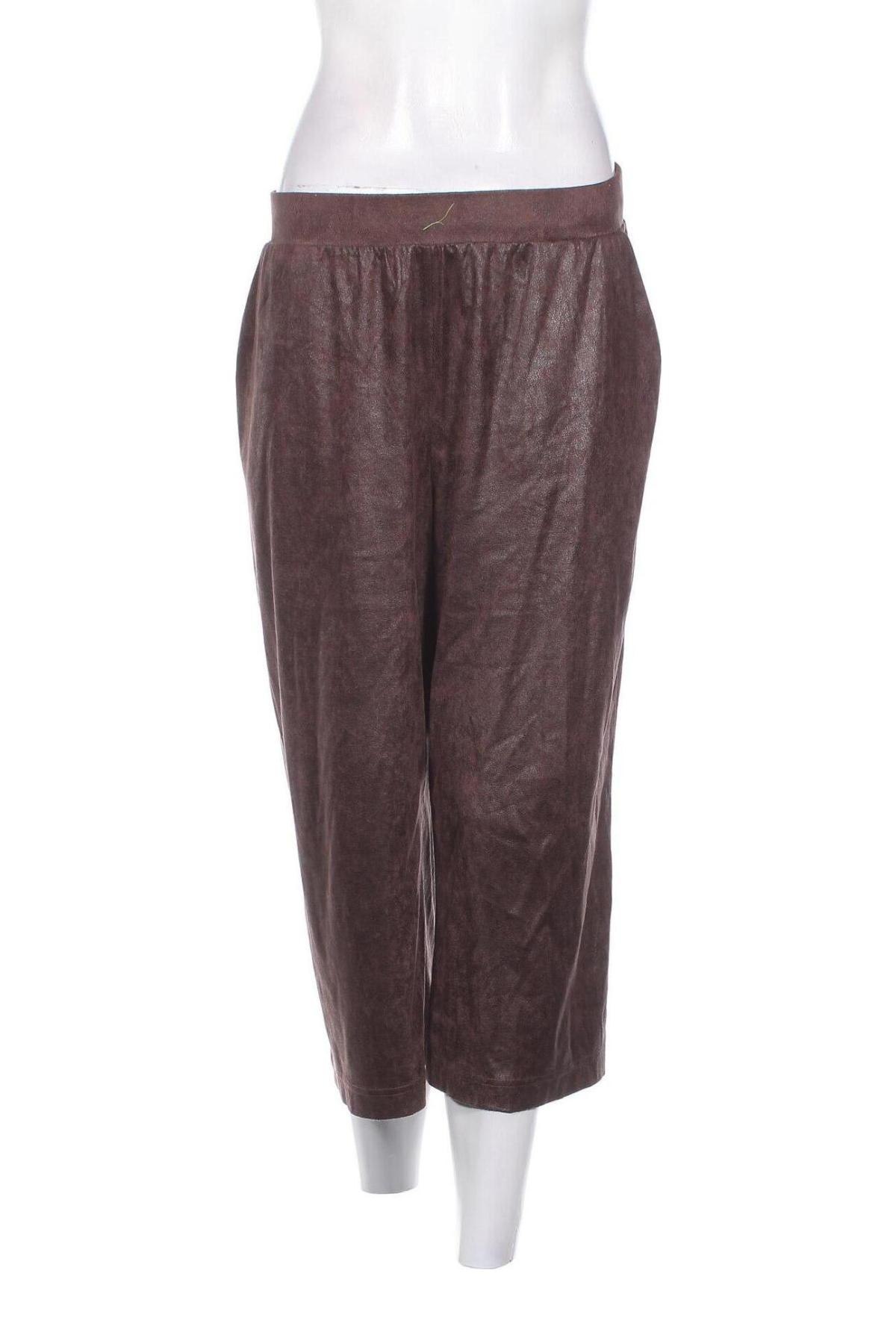 Дамски панталон Laura Torelli, Размер M, Цвят Кафяв, Цена 7,83 лв.