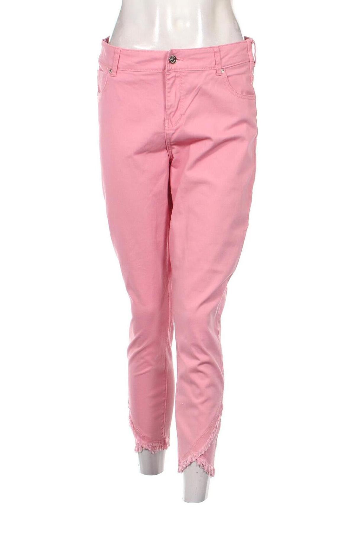 Pantaloni de femei Laura Torelli, Mărime M, Culoare Roz, Preț 103,73 Lei