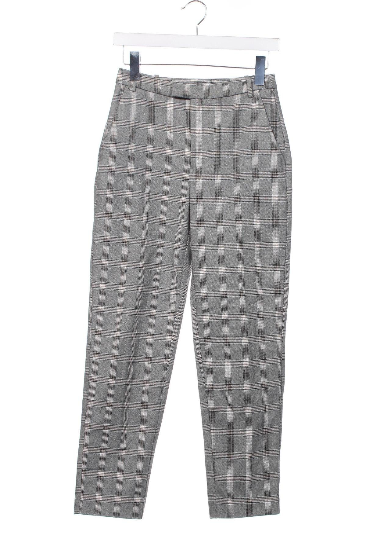Дамски панталон Lindex, Размер XS, Цвят Сив, Цена 13,92 лв.
