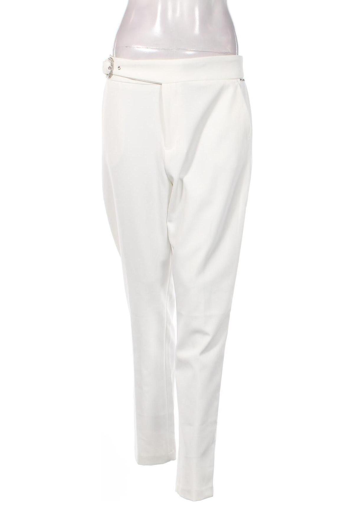 Γυναικείο παντελόνι Liu Jo, Μέγεθος M, Χρώμα Λευκό, Τιμή 31,61 €