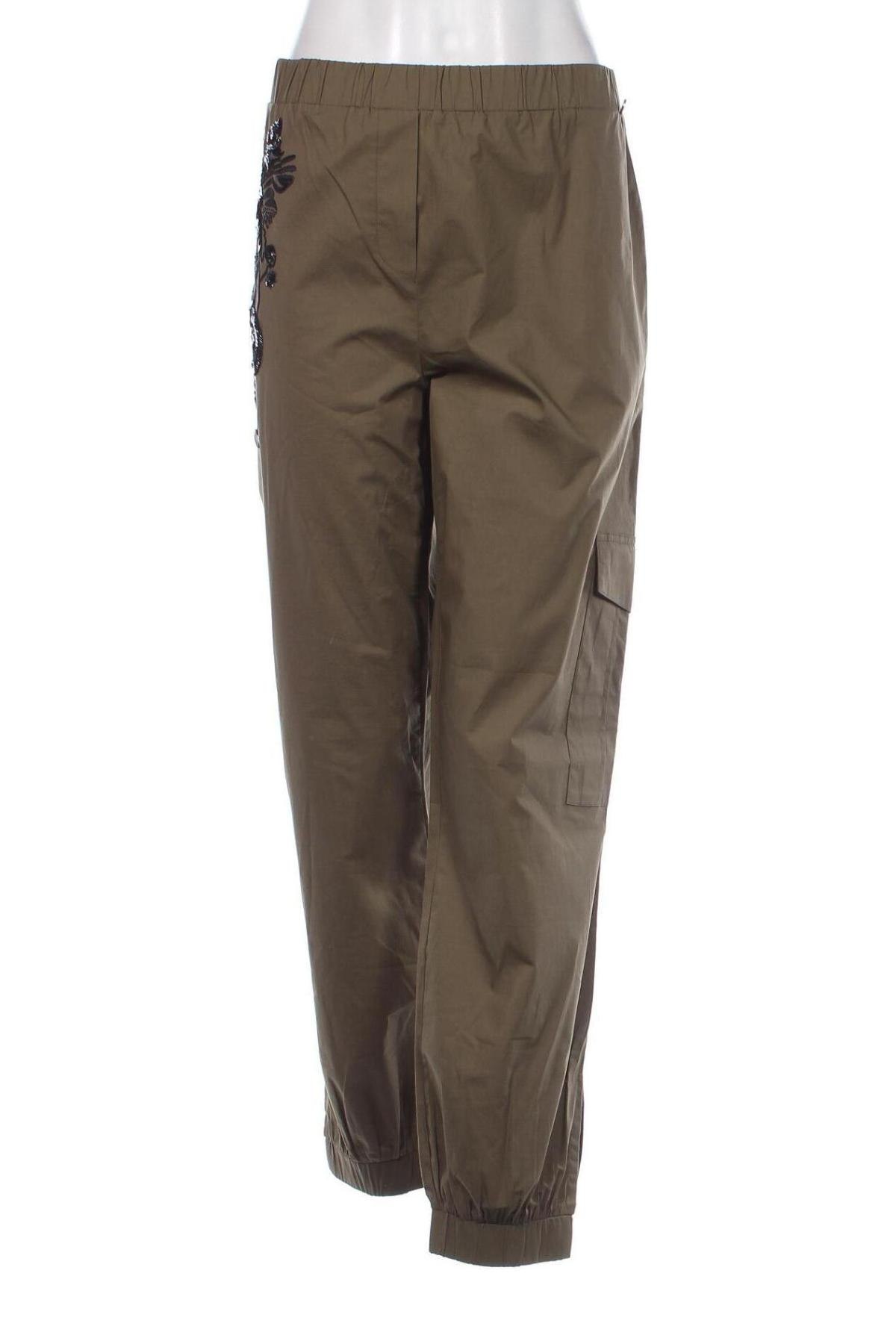 Pantaloni de femei Liu Jo, Mărime M, Culoare Verde, Preț 720,39 Lei