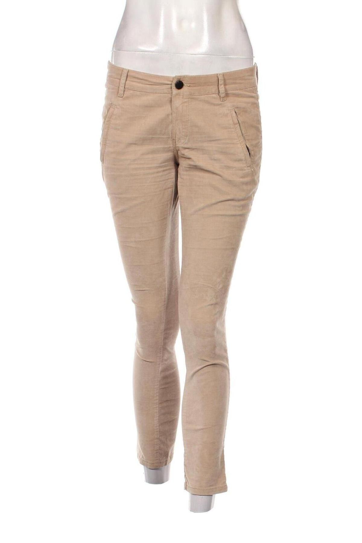 Pantaloni de femei Massimo Dutti, Mărime S, Culoare Bej, Preț 83,27 Lei