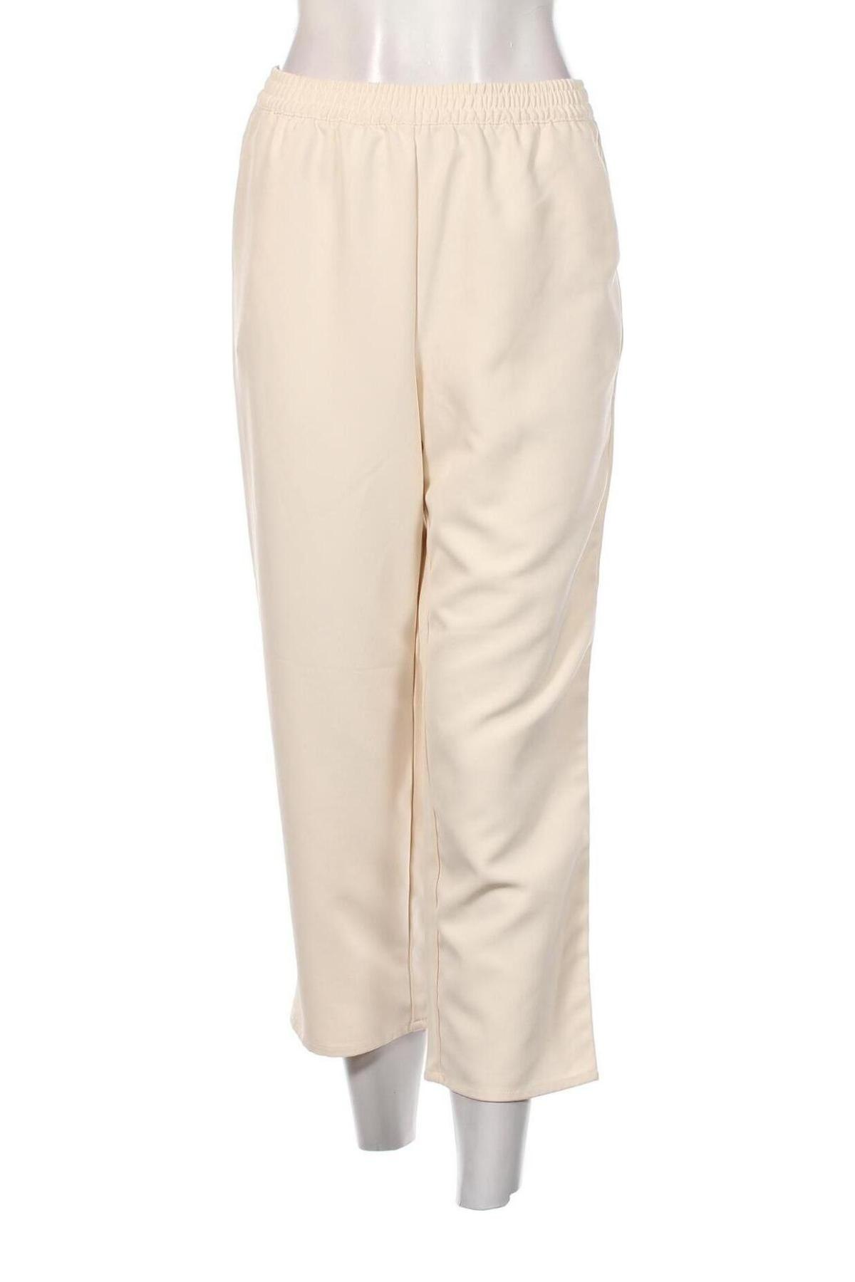 Pantaloni de femei NA-KD, Mărime S, Culoare Bej, Preț 134,87 Lei