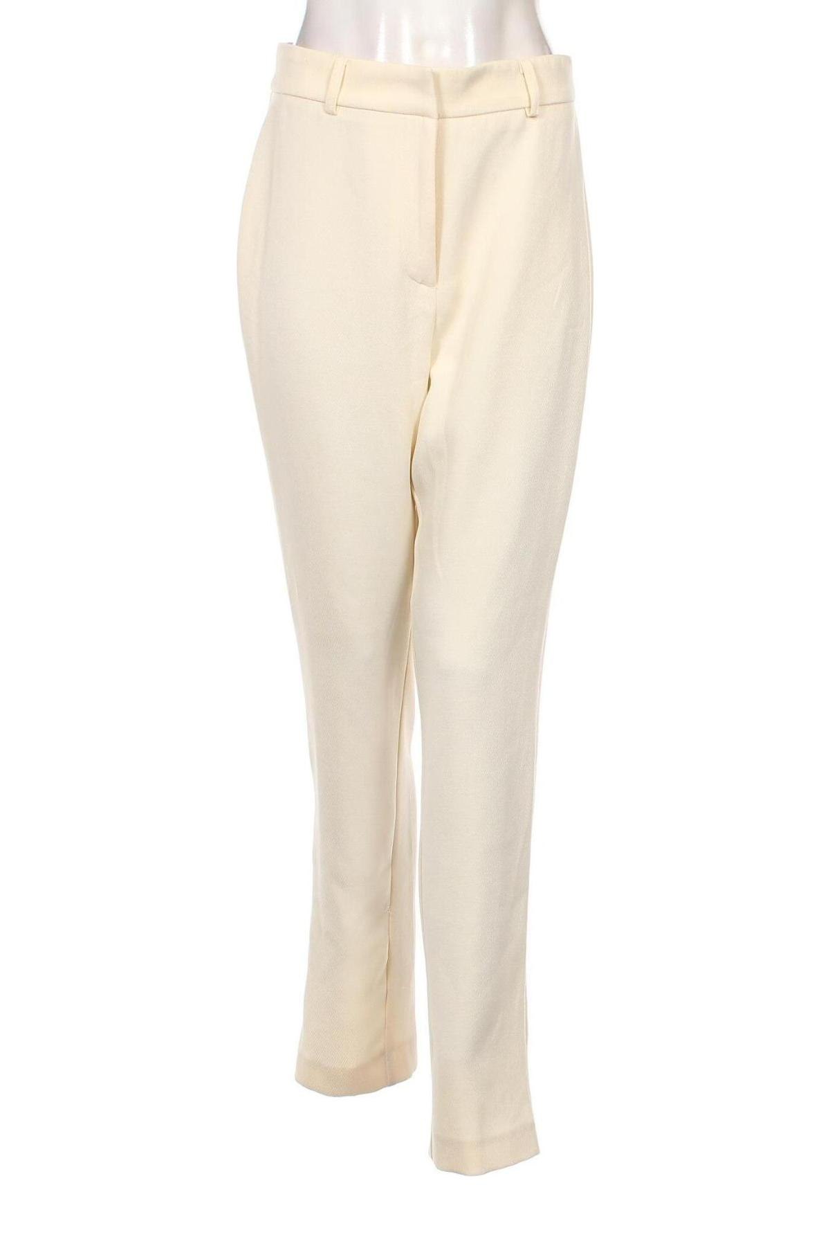 Дамски панталон NA-KD, Размер M, Цвят Екрю, Цена 26,69 лв.