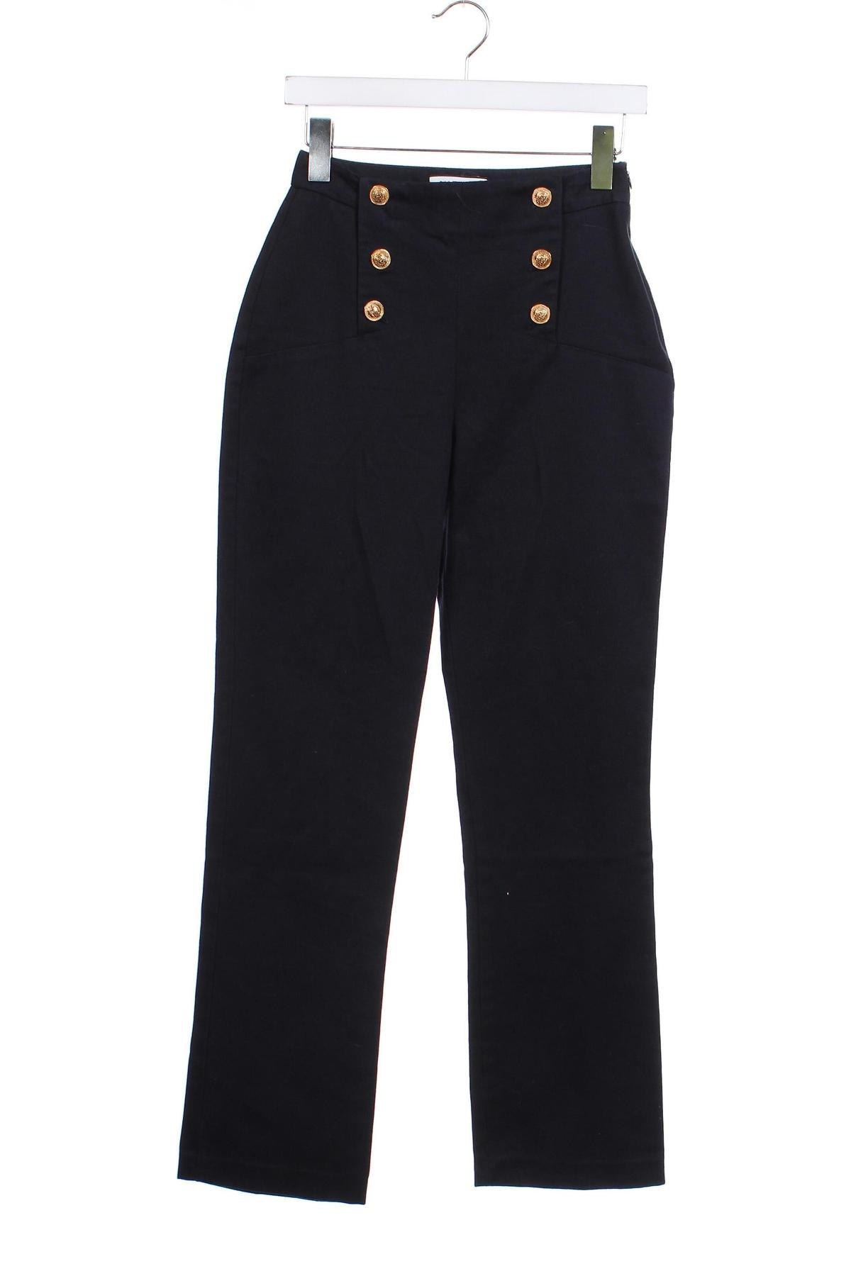 Pantaloni de femei Naf Naf, Mărime XS, Culoare Albastru, Preț 305,92 Lei