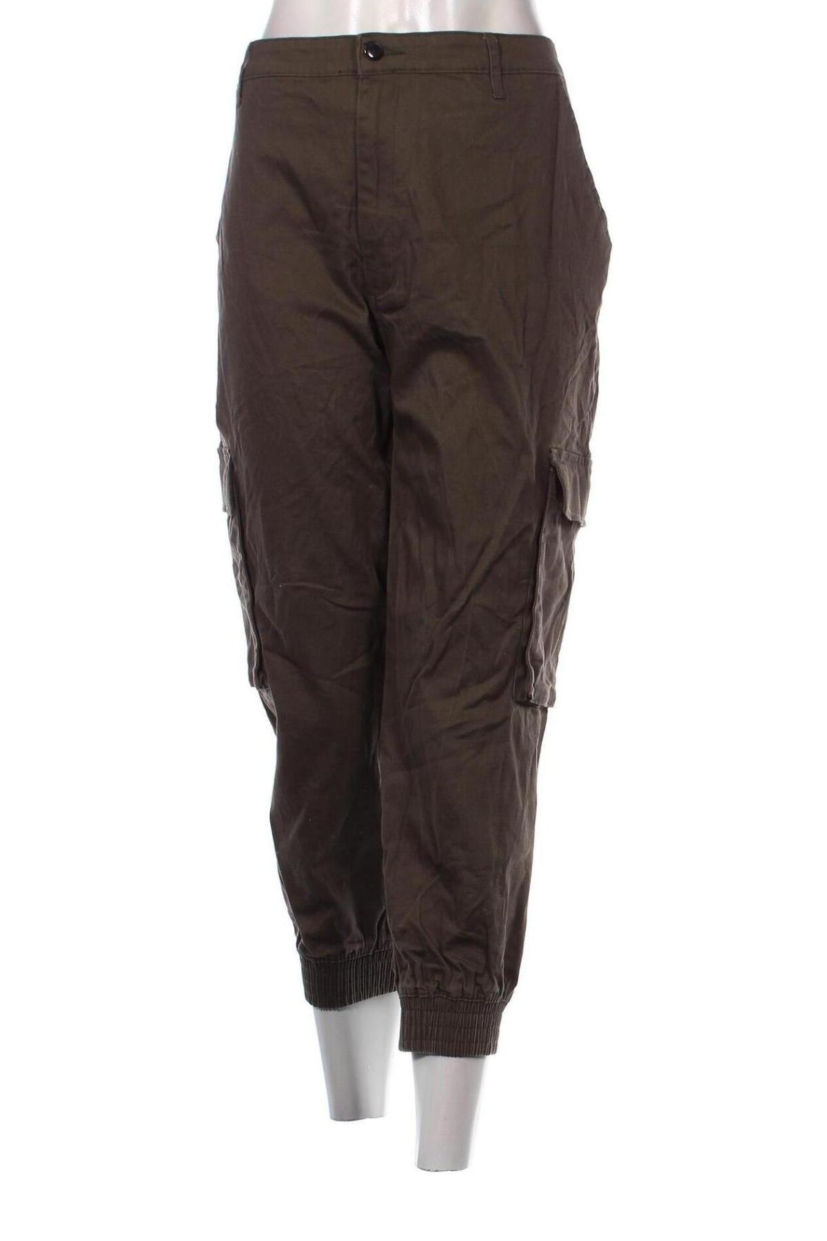Дамски панталон ONLY, Размер XL, Цвят Зелен, Цена 27,00 лв.