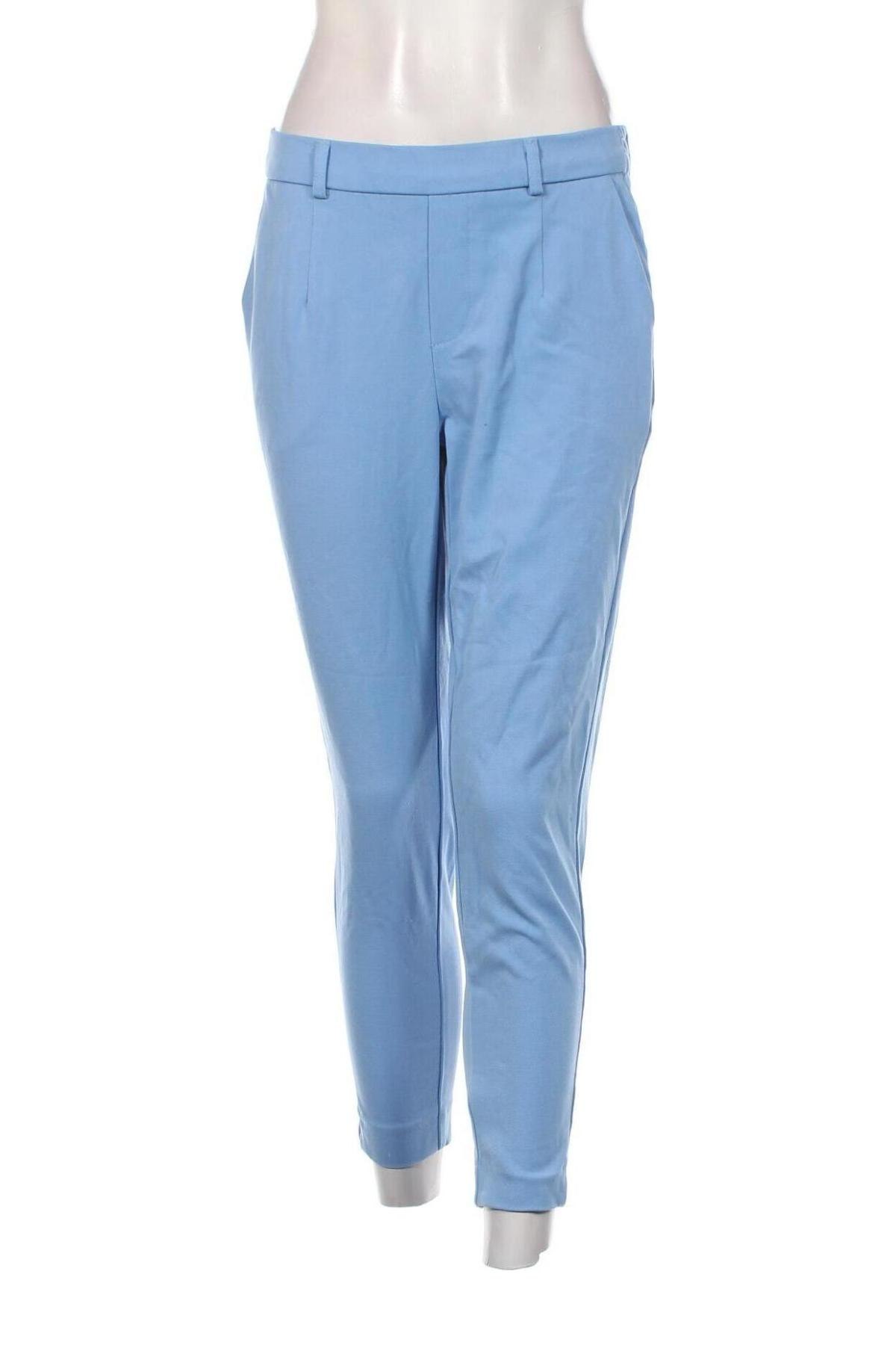 Pantaloni de femei Object, Mărime M, Culoare Albastru, Preț 134,99 Lei