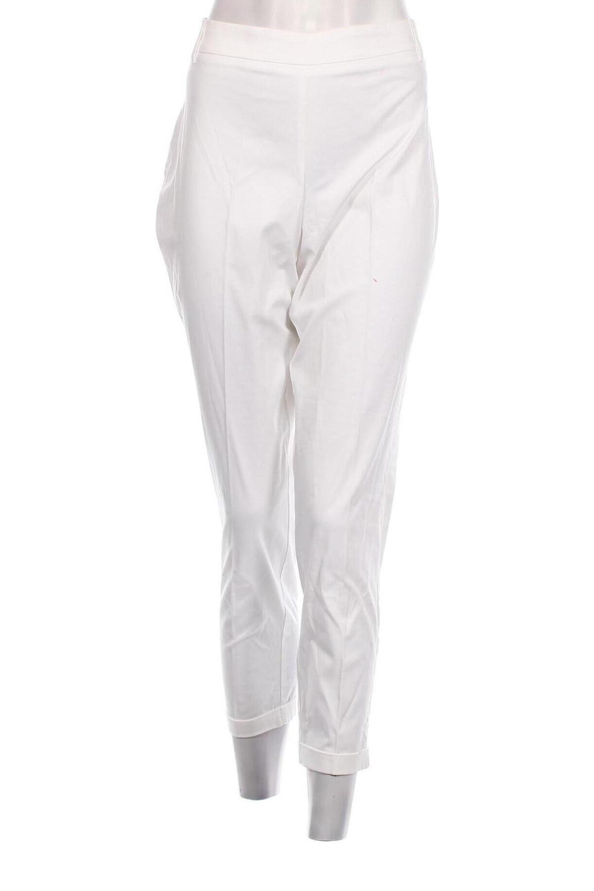 Pantaloni de femei Oltre, Mărime L, Culoare Alb, Preț 256,58 Lei