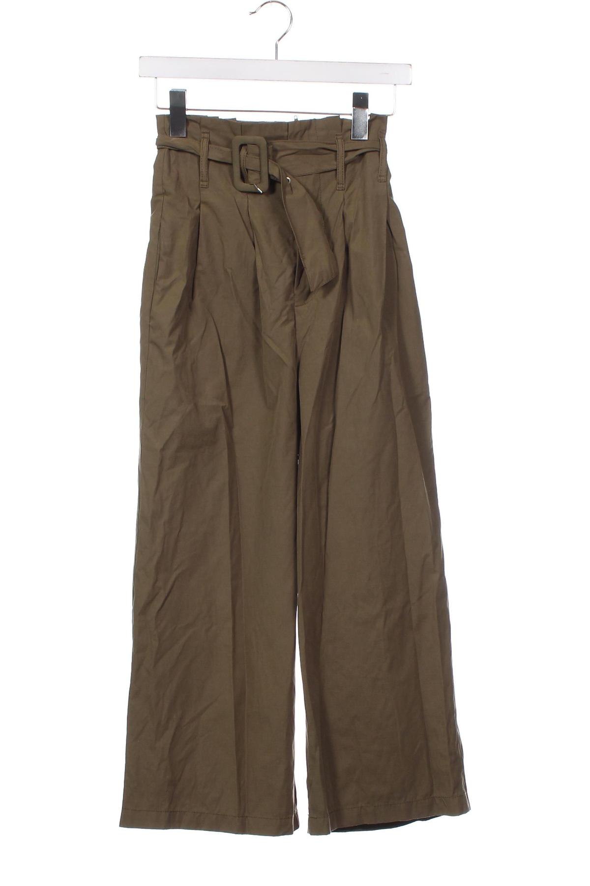 Дамски панталон Primark, Размер XS, Цвят Зелен, Цена 29,01 лв.