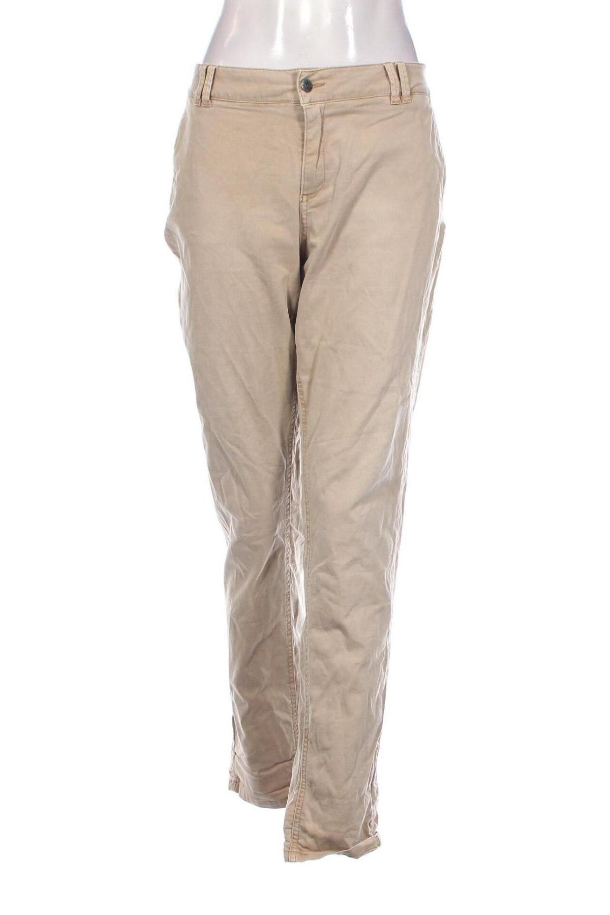 Pantaloni de femei S.Oliver, Mărime L, Culoare Bej, Preț 26,97 Lei