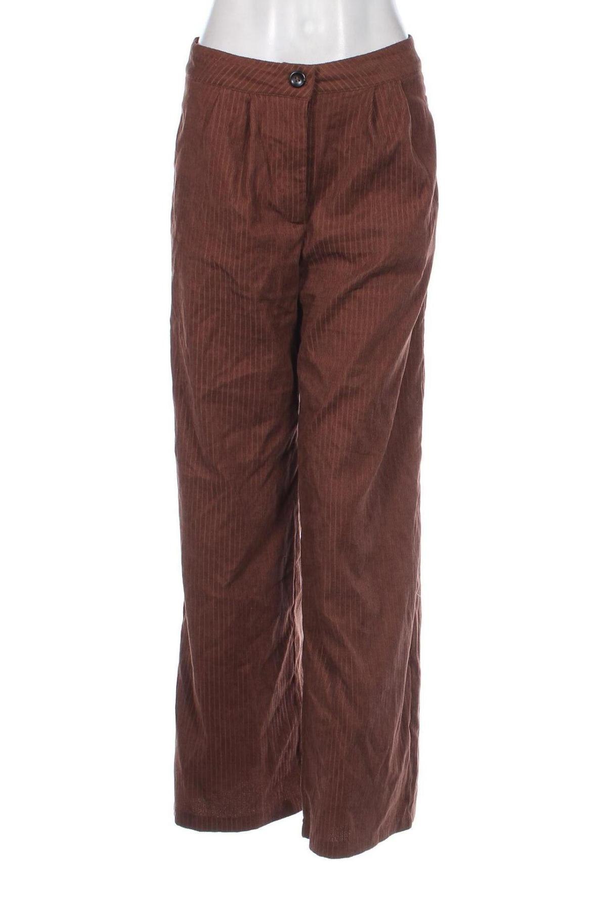 Γυναικείο παντελόνι SHEIN, Μέγεθος M, Χρώμα Καφέ, Τιμή 4,13 €