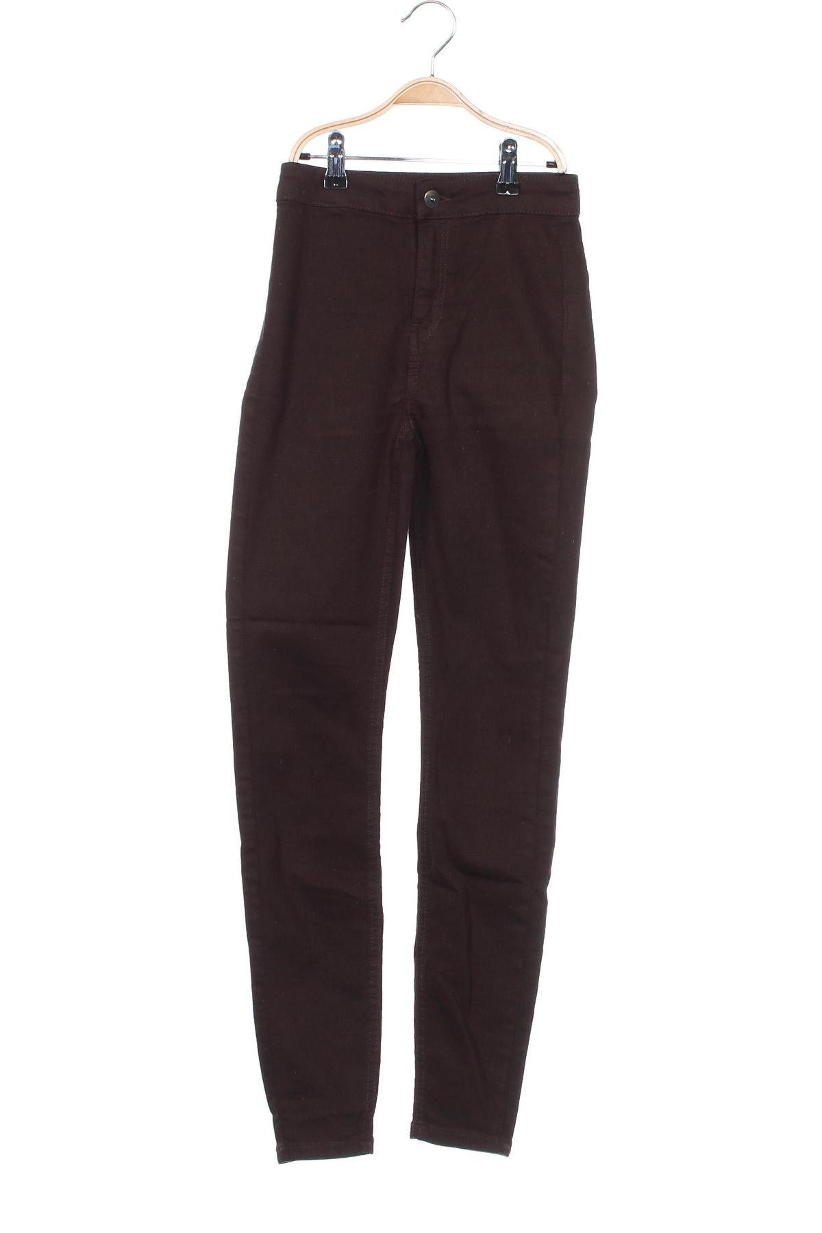 Pantaloni de femei Sinsay, Mărime XXS, Culoare Maro, Preț 37,74 Lei