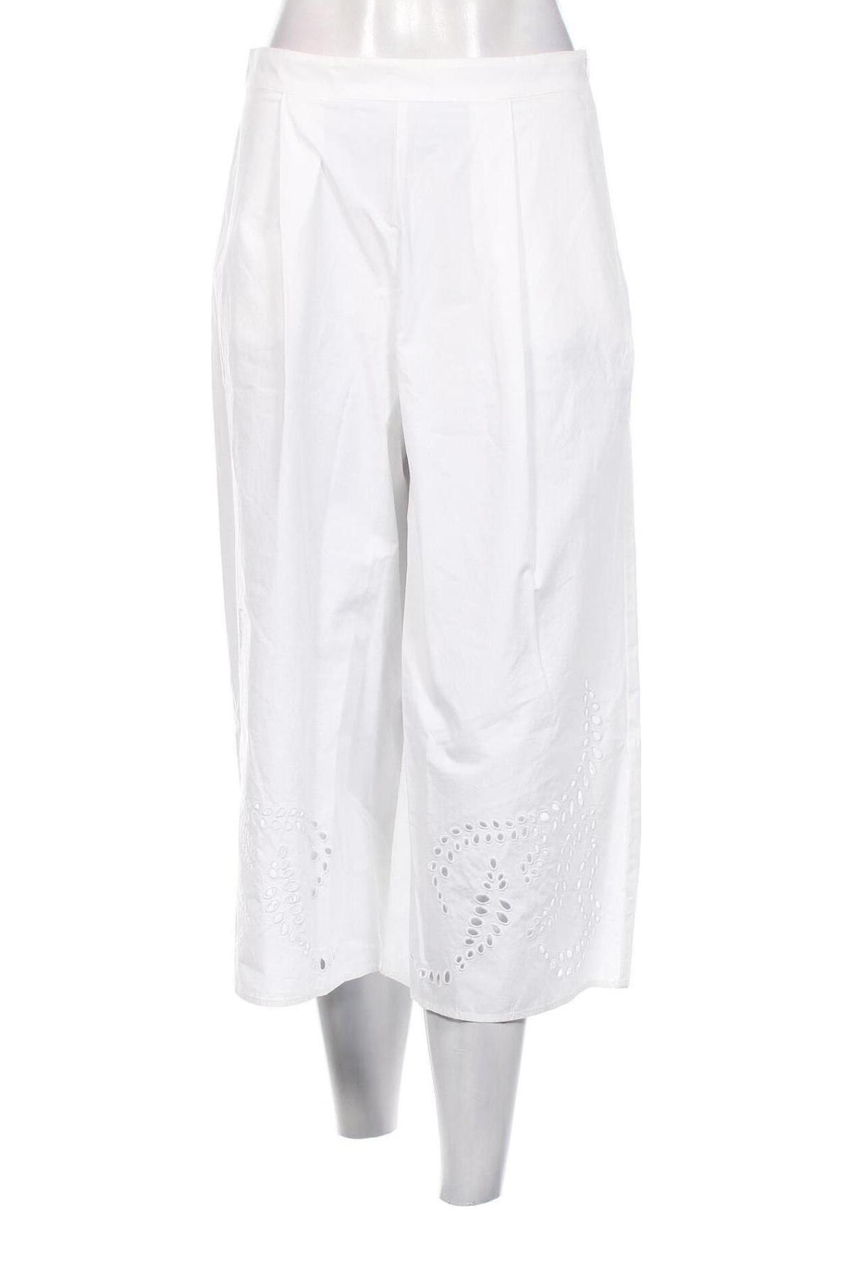 Дамски панталон Sisley, Размер S, Цвят Бял, Цена 31,20 лв.