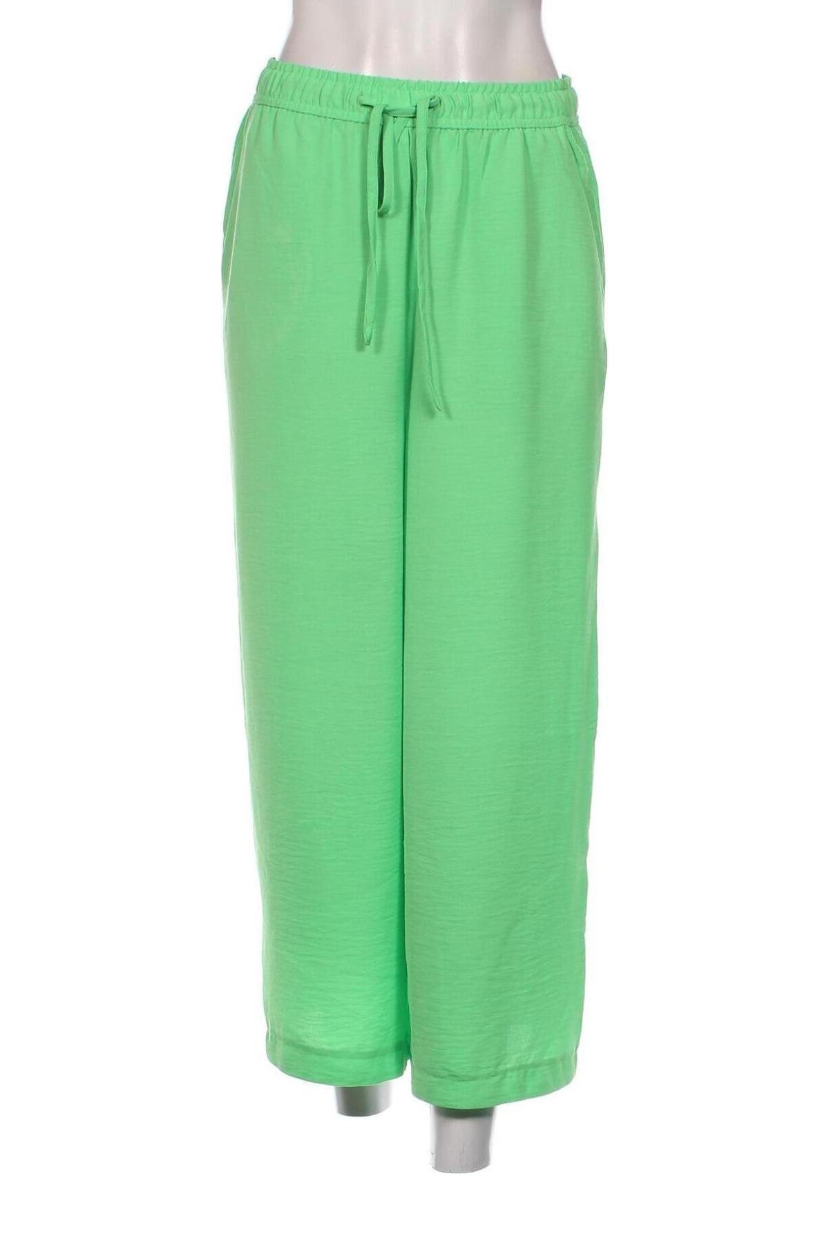 Pantaloni de femei Stradivarius, Mărime M, Culoare Verde, Preț 73,98 Lei