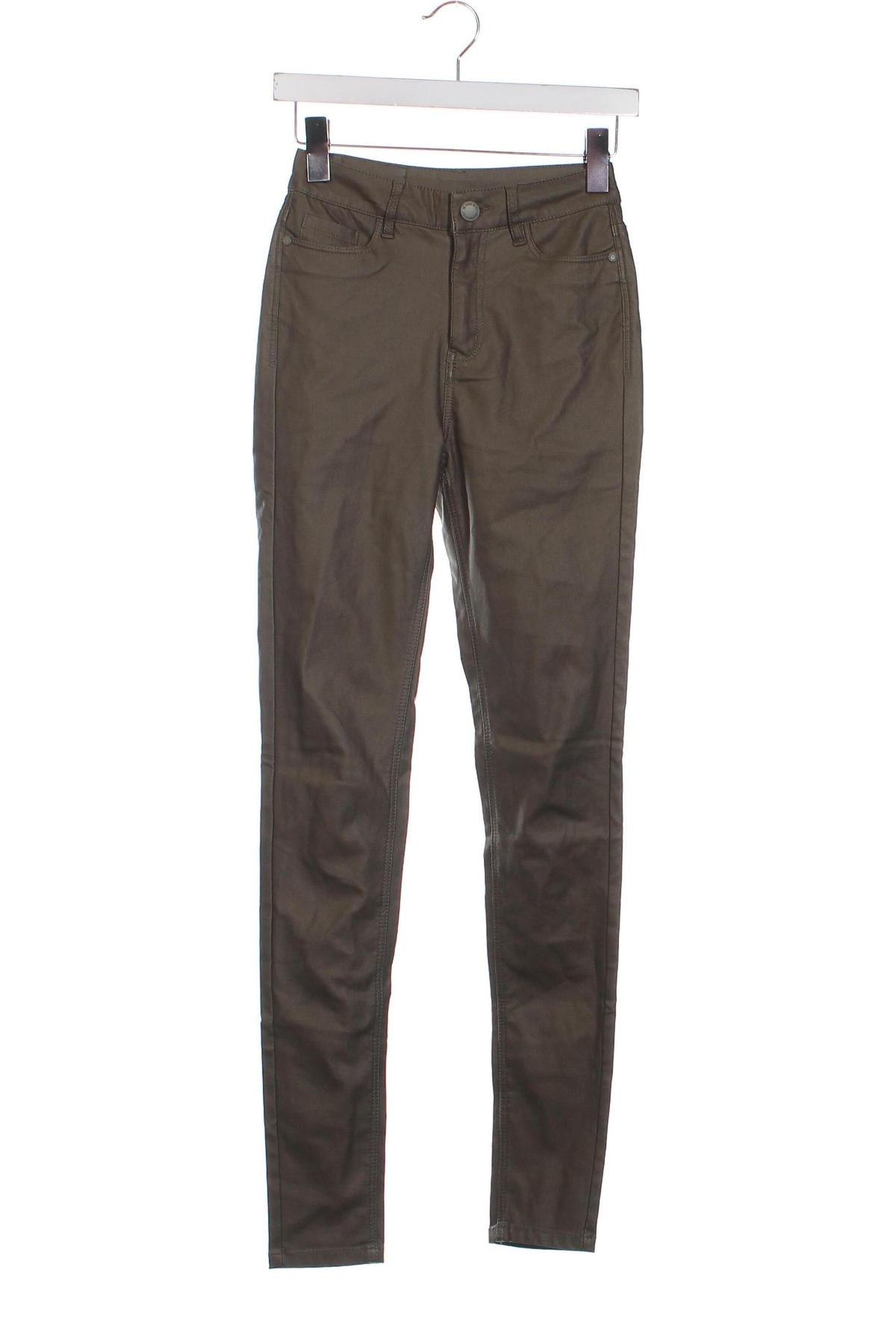Дамски панталон Takko Fashion, Размер XS, Цвят Зелен, Цена 6,67 лв.