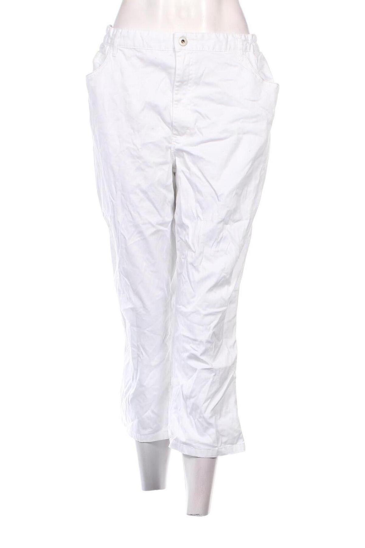 Γυναικείο παντελόνι Tbs, Μέγεθος L, Χρώμα Λευκό, Τιμή 14,23 €