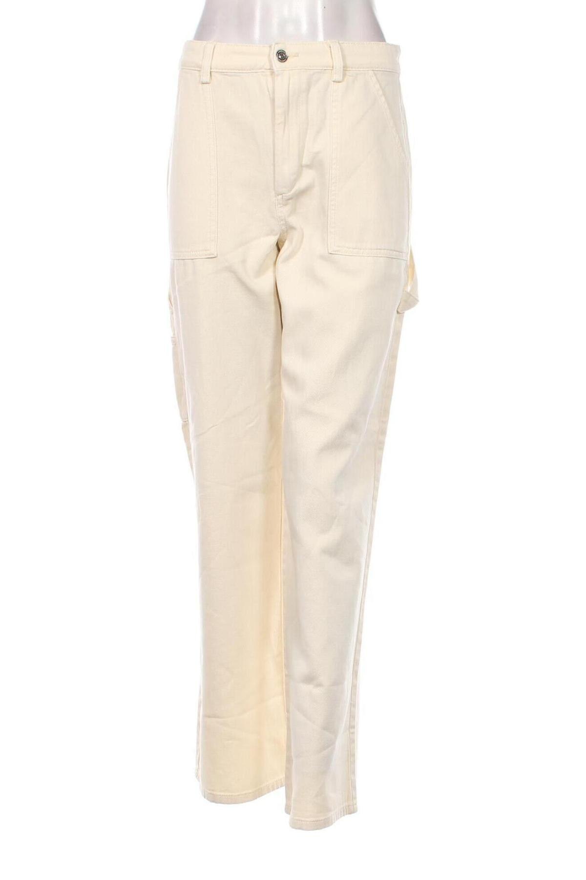Дамски панталон Tom Tailor, Размер S, Цвят Екрю, Цена 25,11 лв.