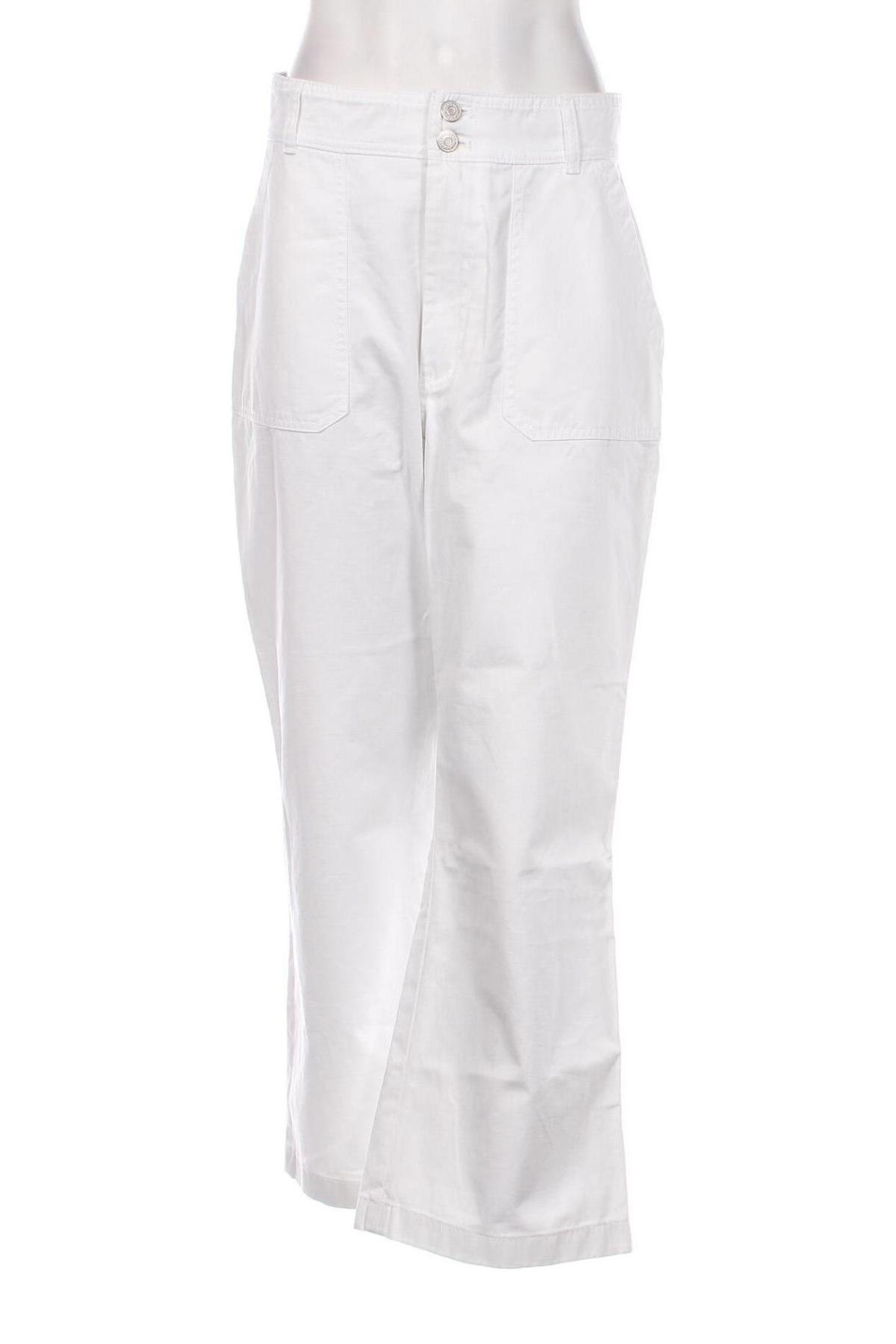 Дамски панталон Tommy Jeans, Размер XL, Цвят Бял, Цена 102,00 лв.