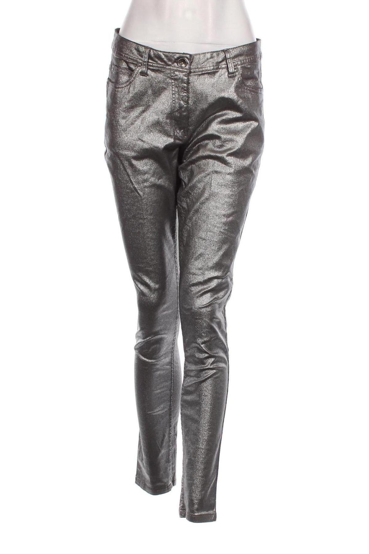 Pantaloni de femei Up 2 Fashion, Mărime M, Culoare Argintiu, Preț 18,12 Lei