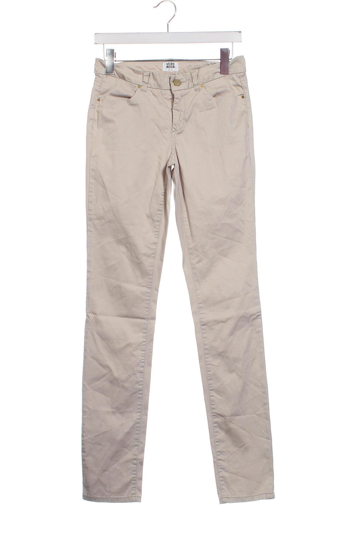 Дамски панталон Vero Moda, Размер XS, Цвят Бежов, Цена 8,10 лв.