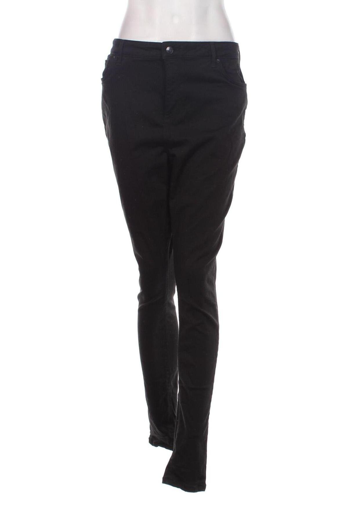 Дамски панталон Vero Moda, Размер XXL, Цвят Черен, Цена 21,70 лв.