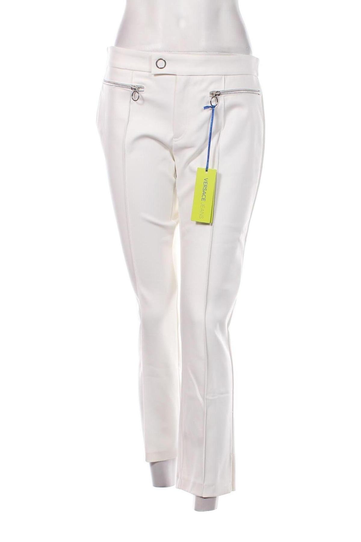 Γυναικείο παντελόνι Versace Jeans, Μέγεθος M, Χρώμα Λευκό, Τιμή 150,52 €