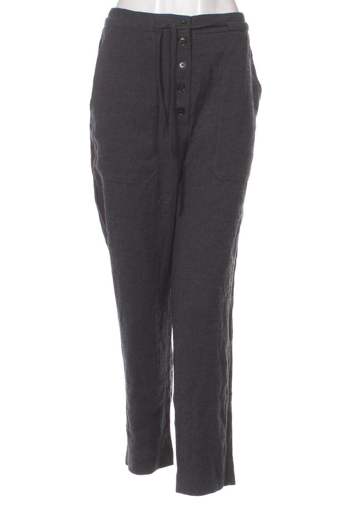 Дамски панталон Zara, Размер L, Цвят Сив, Цена 62,00 лв.