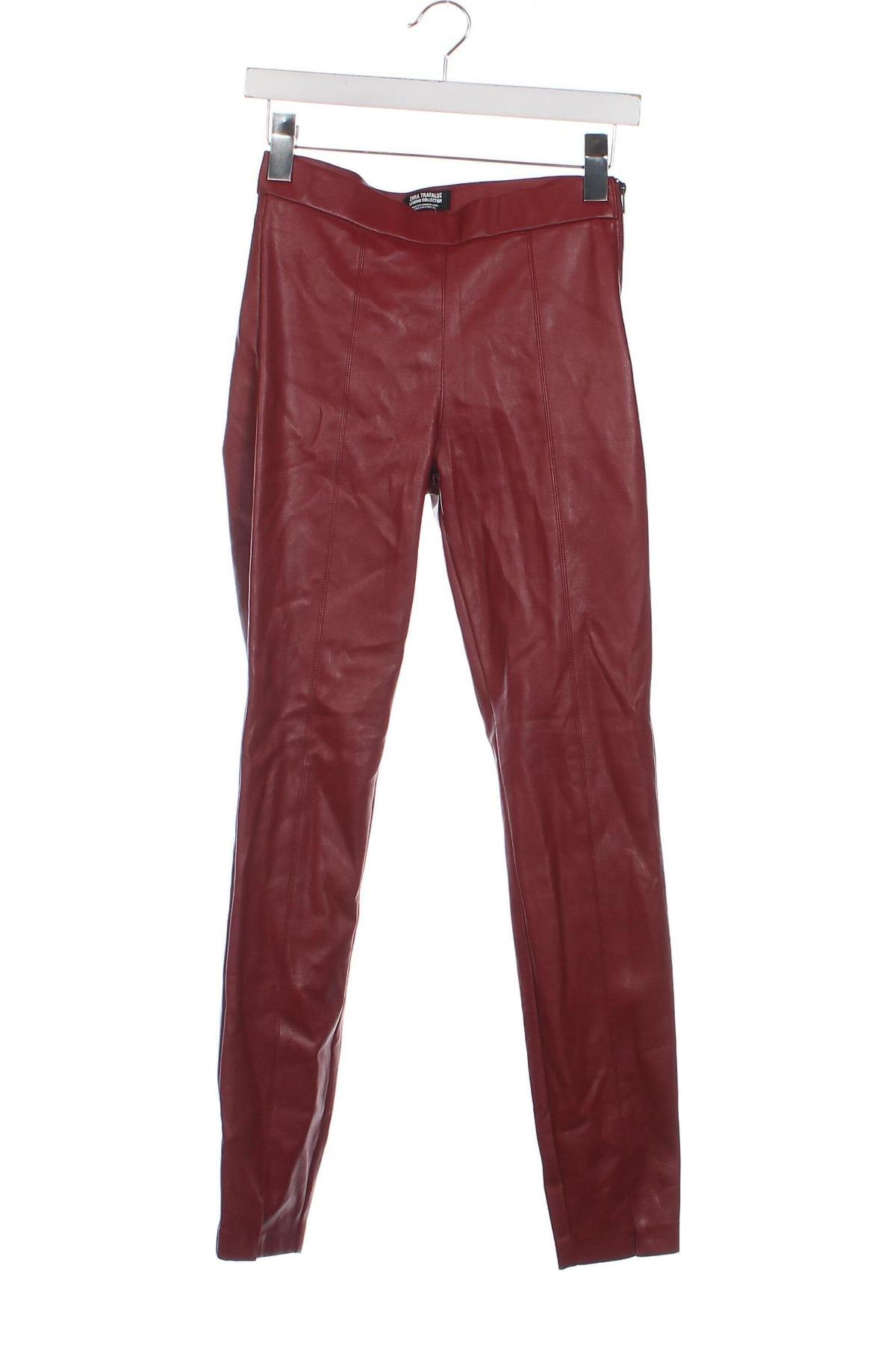 Γυναικείο παντελόνι Zara Trafaluc, Μέγεθος S, Χρώμα Κόκκινο, Τιμή 4,34 €