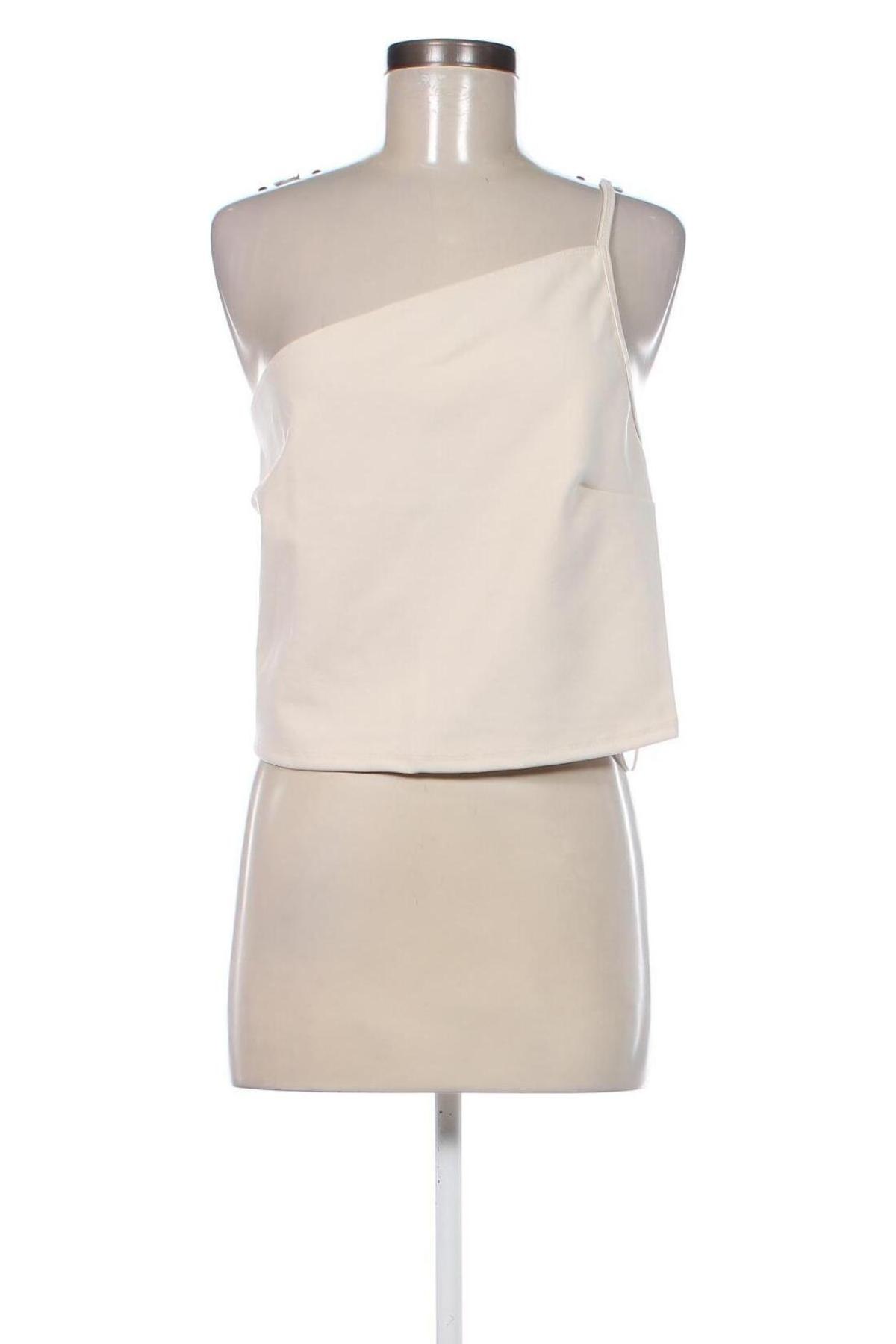 Γυναικείο αμάνικο μπλουζάκι Abercrombie & Fitch, Μέγεθος XL, Χρώμα Εκρού, Τιμή 15,98 €
