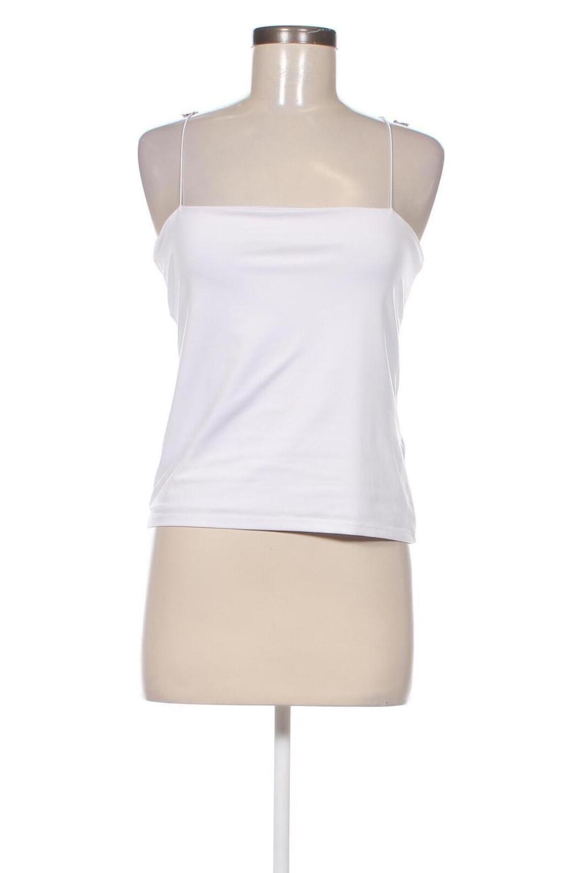 Γυναικείο αμάνικο μπλουζάκι Amisu, Μέγεθος L, Χρώμα Λευκό, Τιμή 3,57 €