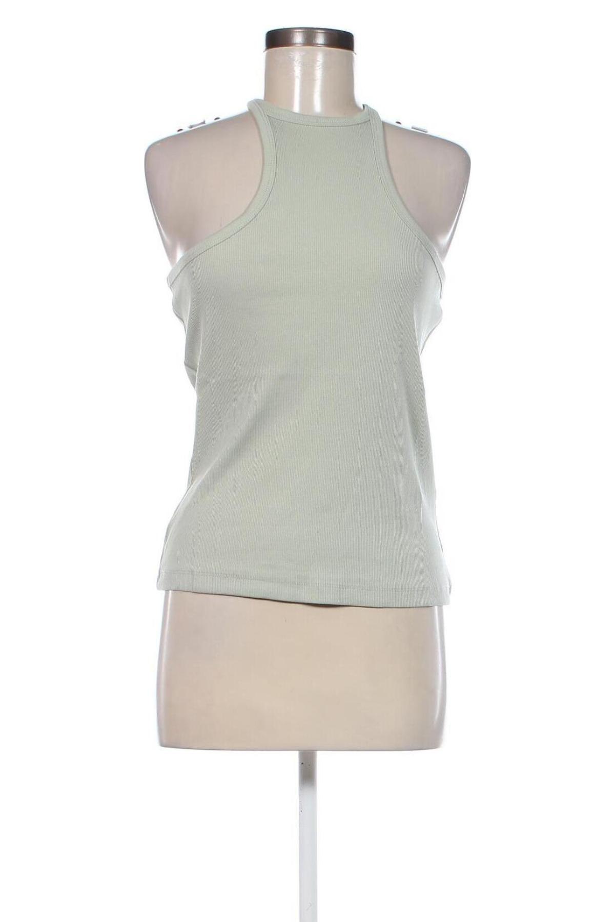 Γυναικείο αμάνικο μπλουζάκι Even&Odd, Μέγεθος L, Χρώμα Πράσινο, Τιμή 8,66 €