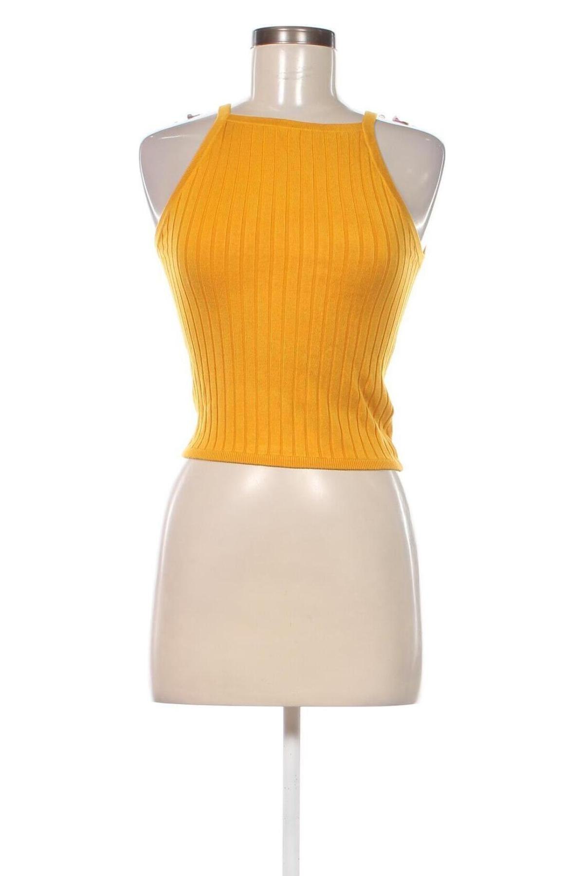 Γυναικείο αμάνικο μπλουζάκι H&M Divided, Μέγεθος S, Χρώμα Κίτρινο, Τιμή 8,04 €
