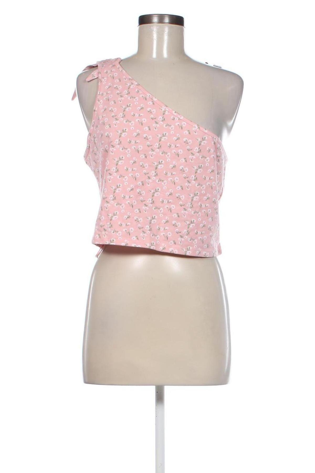 Damska koszulka na ramiączkach Hollister, Rozmiar XL, Kolor Różowy, Cena 24,79 zł