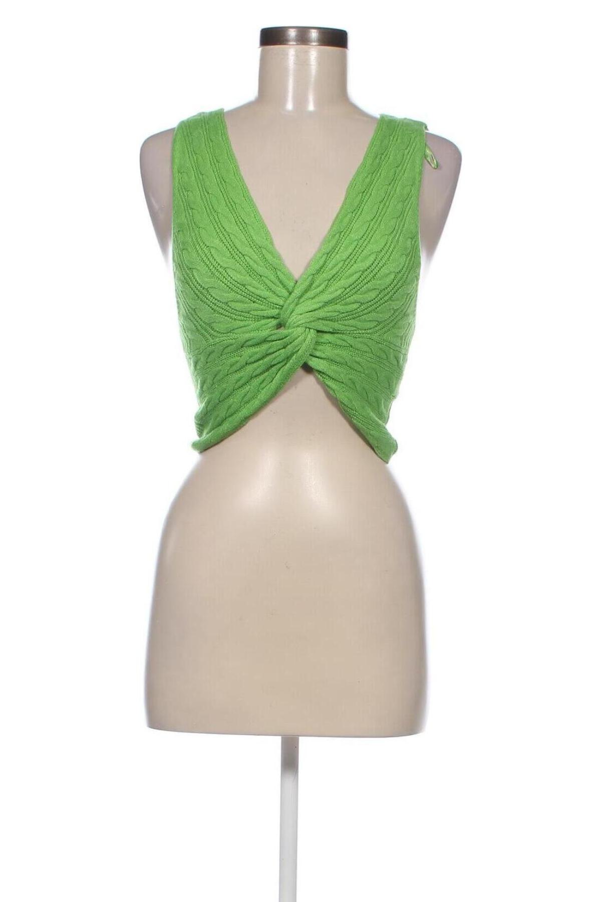 Γυναικείο αμάνικο μπλουζάκι Jennyfer, Μέγεθος XS, Χρώμα Πράσινο, Τιμή 8,44 €
