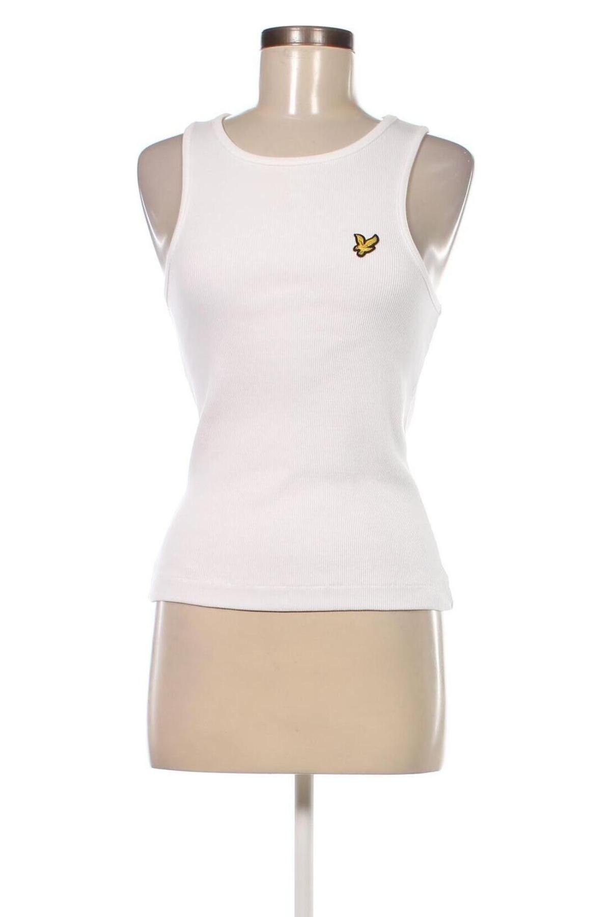 Γυναικείο αμάνικο μπλουζάκι Lyle & Scott, Μέγεθος M, Χρώμα Λευκό, Τιμή 31,96 €