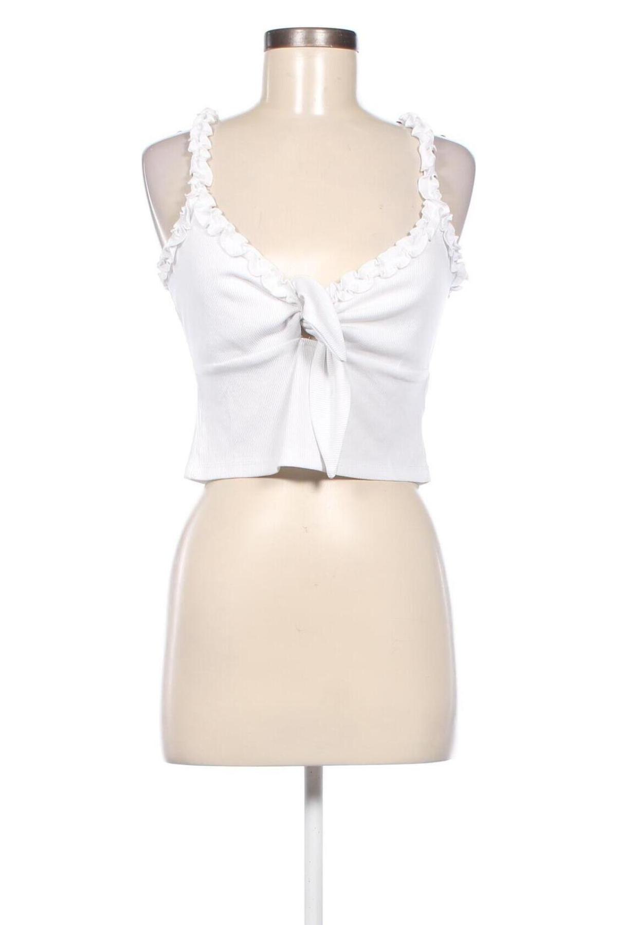 Γυναικείο αμάνικο μπλουζάκι NA-KD, Μέγεθος M, Χρώμα Λευκό, Τιμή 4,79 €