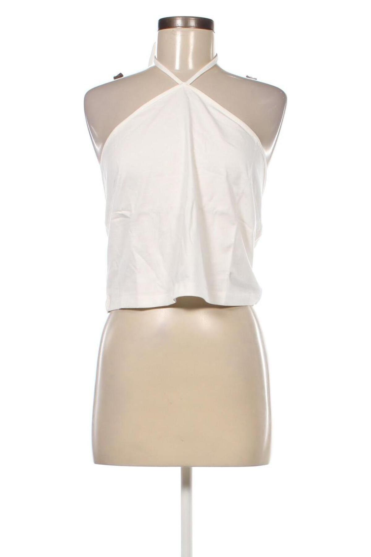 Γυναικείο αμάνικο μπλουζάκι NA-KD, Μέγεθος 3XL, Χρώμα Λευκό, Τιμή 9,27 €
