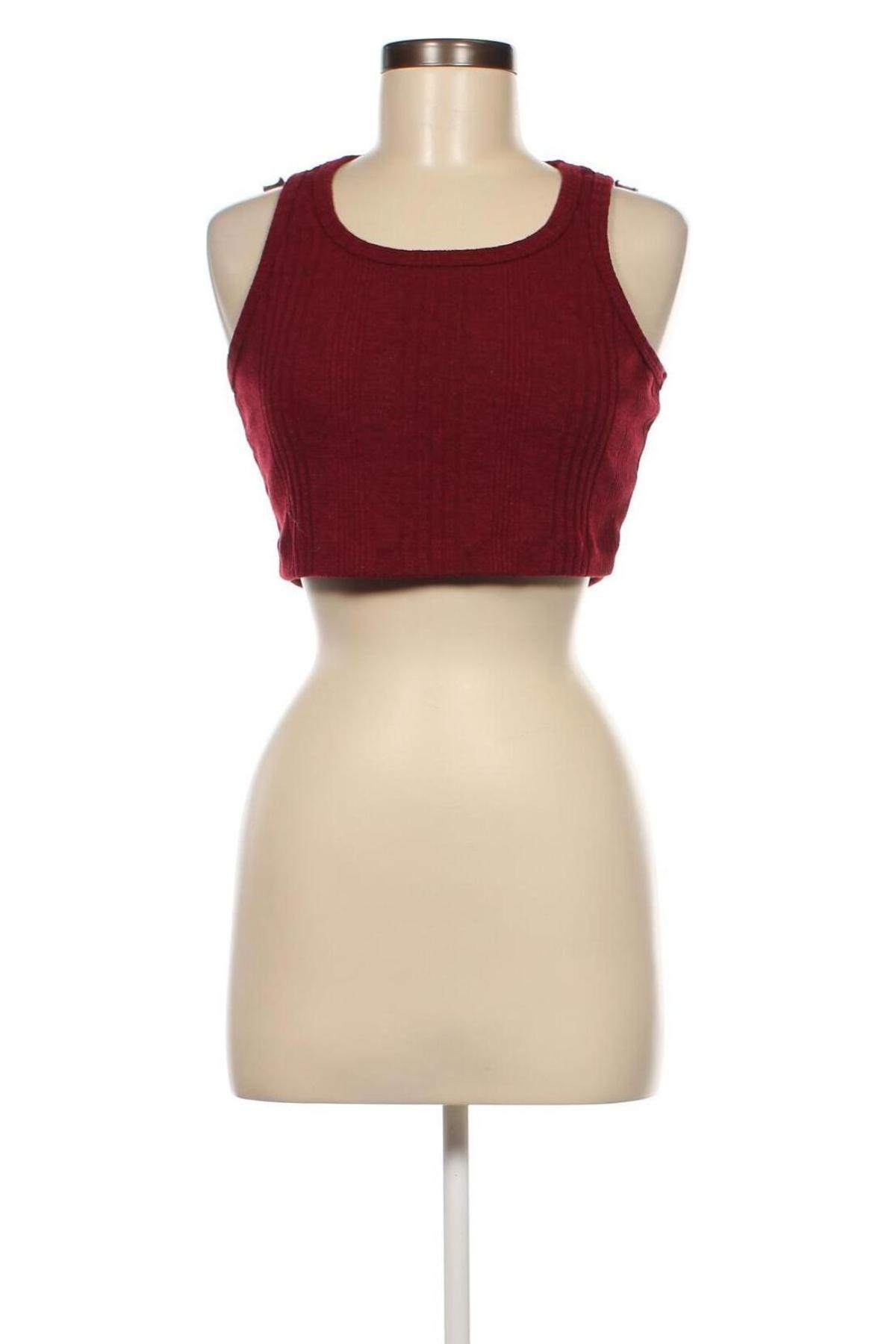 Γυναικείο αμάνικο μπλουζάκι SHEIN, Μέγεθος L, Χρώμα Κόκκινο, Τιμή 2,41 €